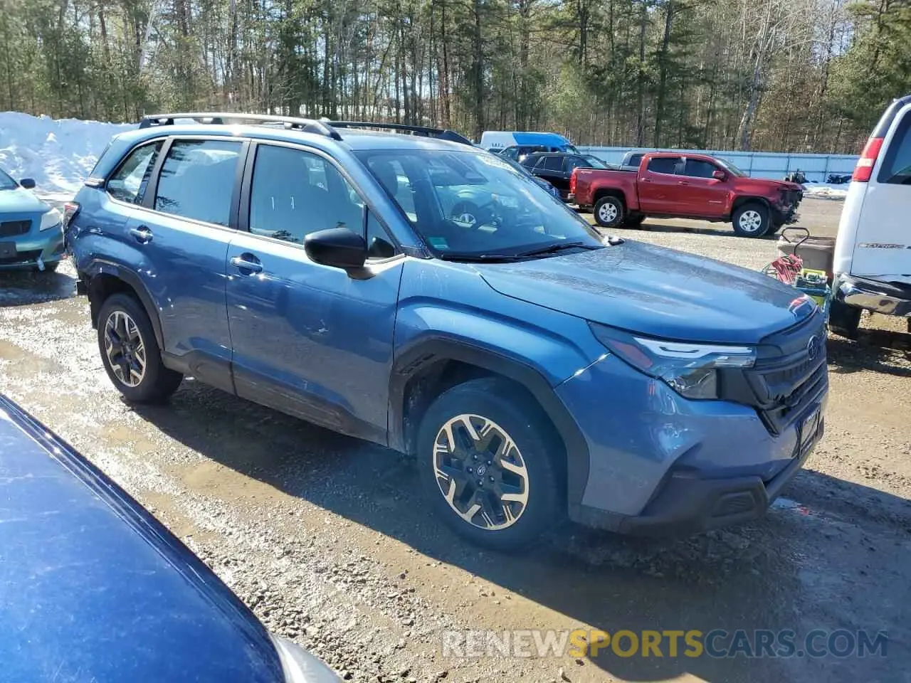 4 fotografías del automóvil dañado JF2SLDAC4SH407860 SUBARU FORESTER 2025