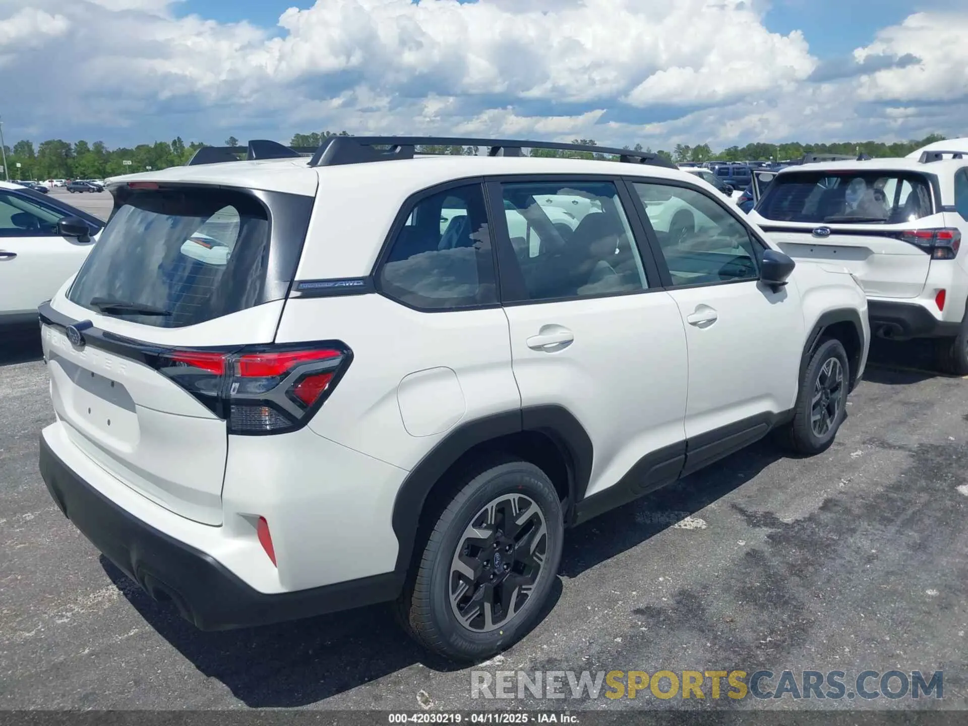 4 fotografías del automóvil dañado JF2SLDAC9SH558693 SUBARU FORESTER 2025