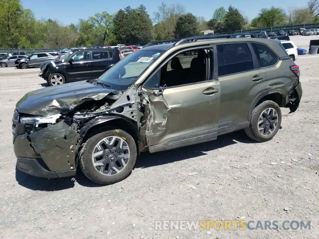 1 fotografías del automóvil dañado JF2SLDBC4SH406965 SUBARU FORESTER 2025