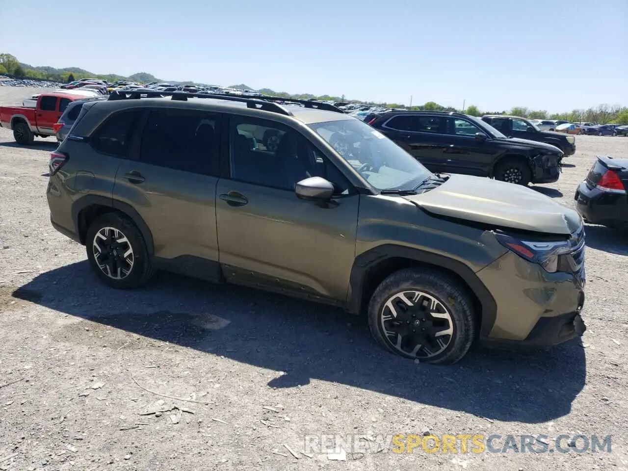 4 fotografías del automóvil dañado JF2SLDBC4SH406965 SUBARU FORESTER 2025