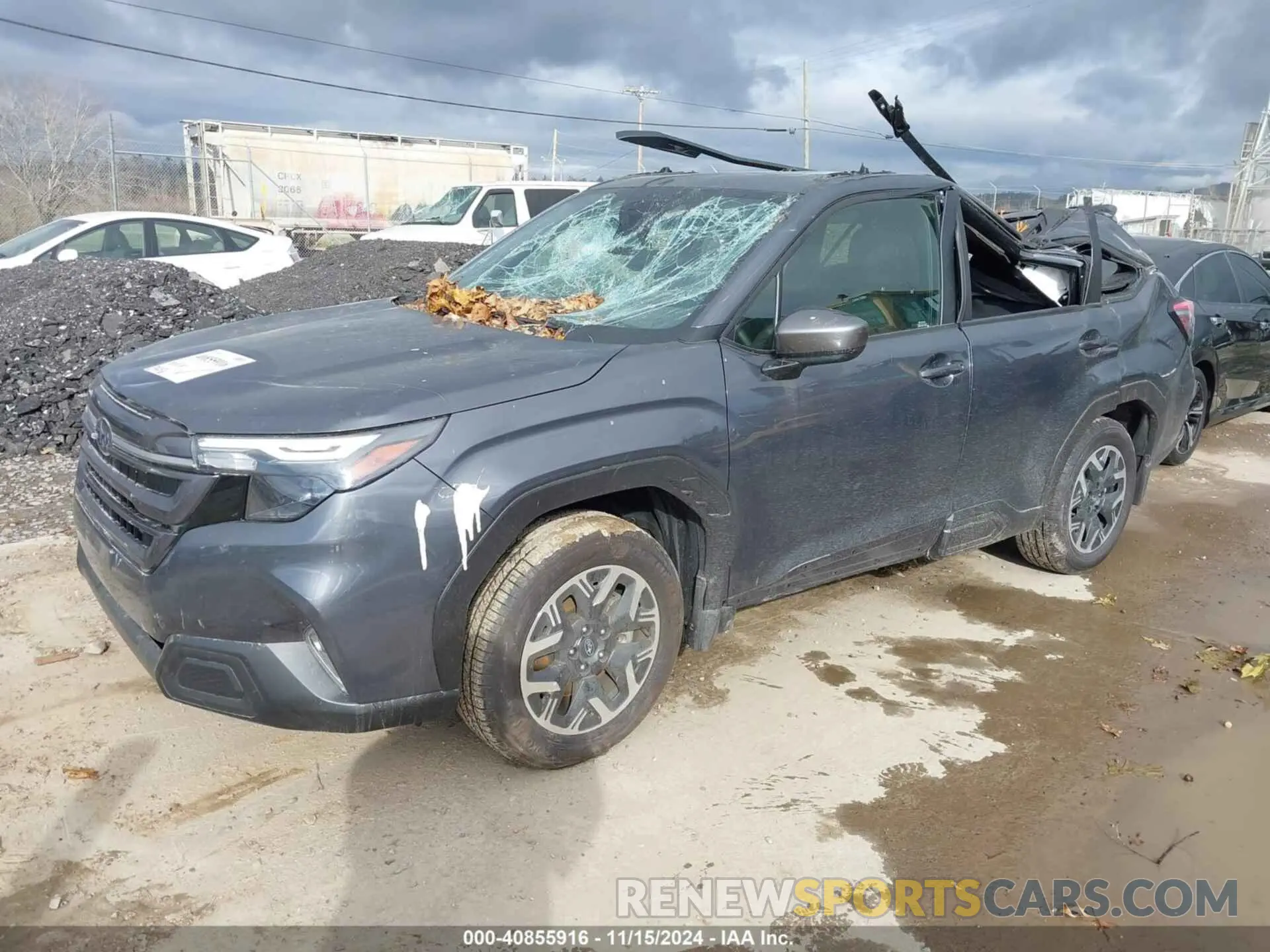 2 fotografías del automóvil dañado JF2SLDBCXSH420997 SUBARU FORESTER 2025