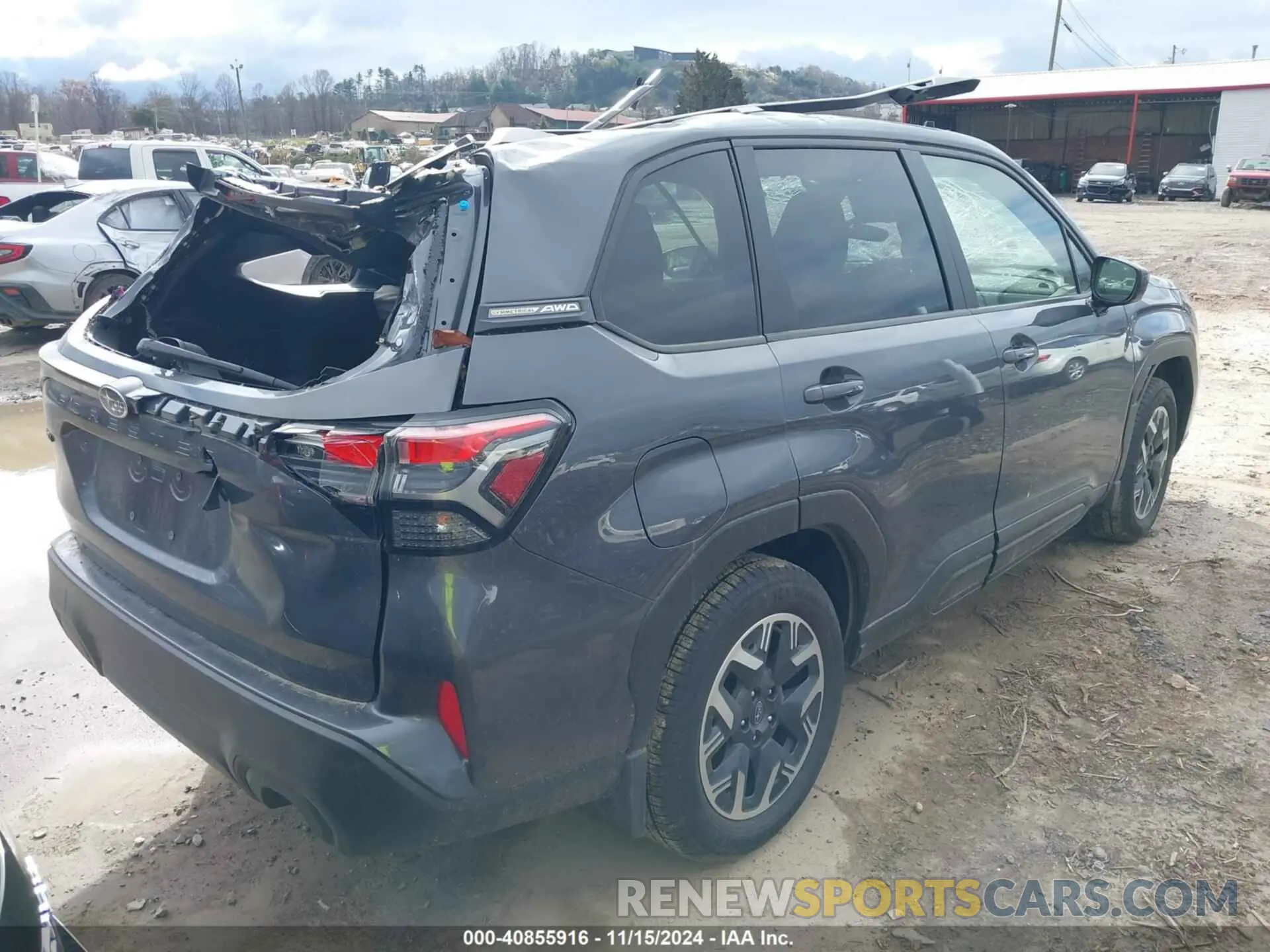 4 fotografías del automóvil dañado JF2SLDBCXSH420997 SUBARU FORESTER 2025