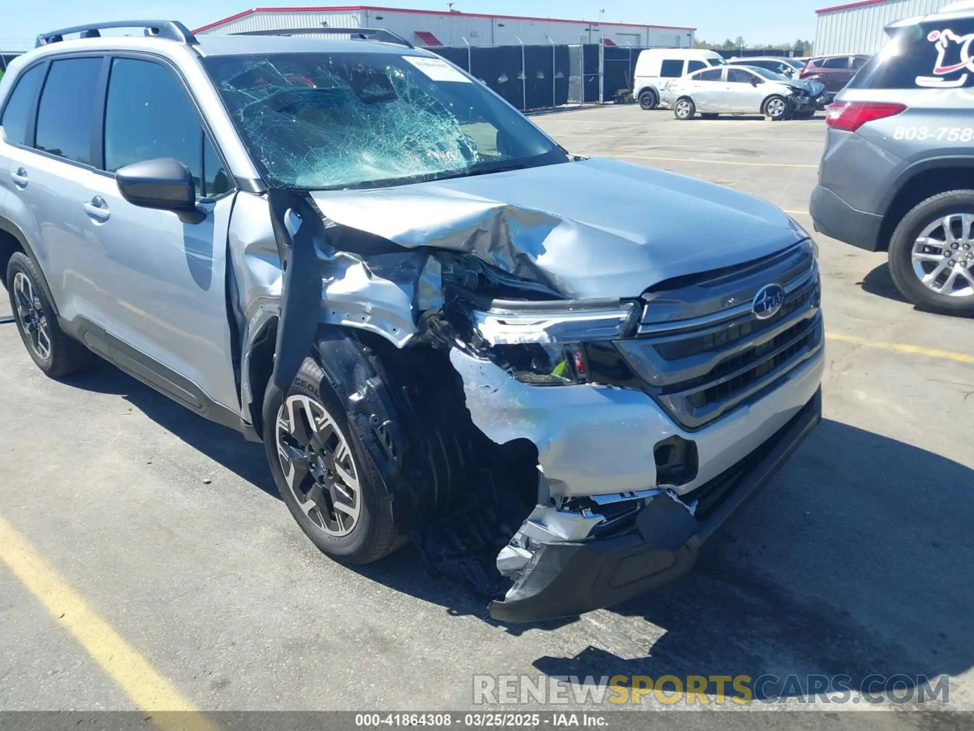 6 fotografías del automóvil dañado JF2SLDDC0SH471616 SUBARU FORESTER 2025