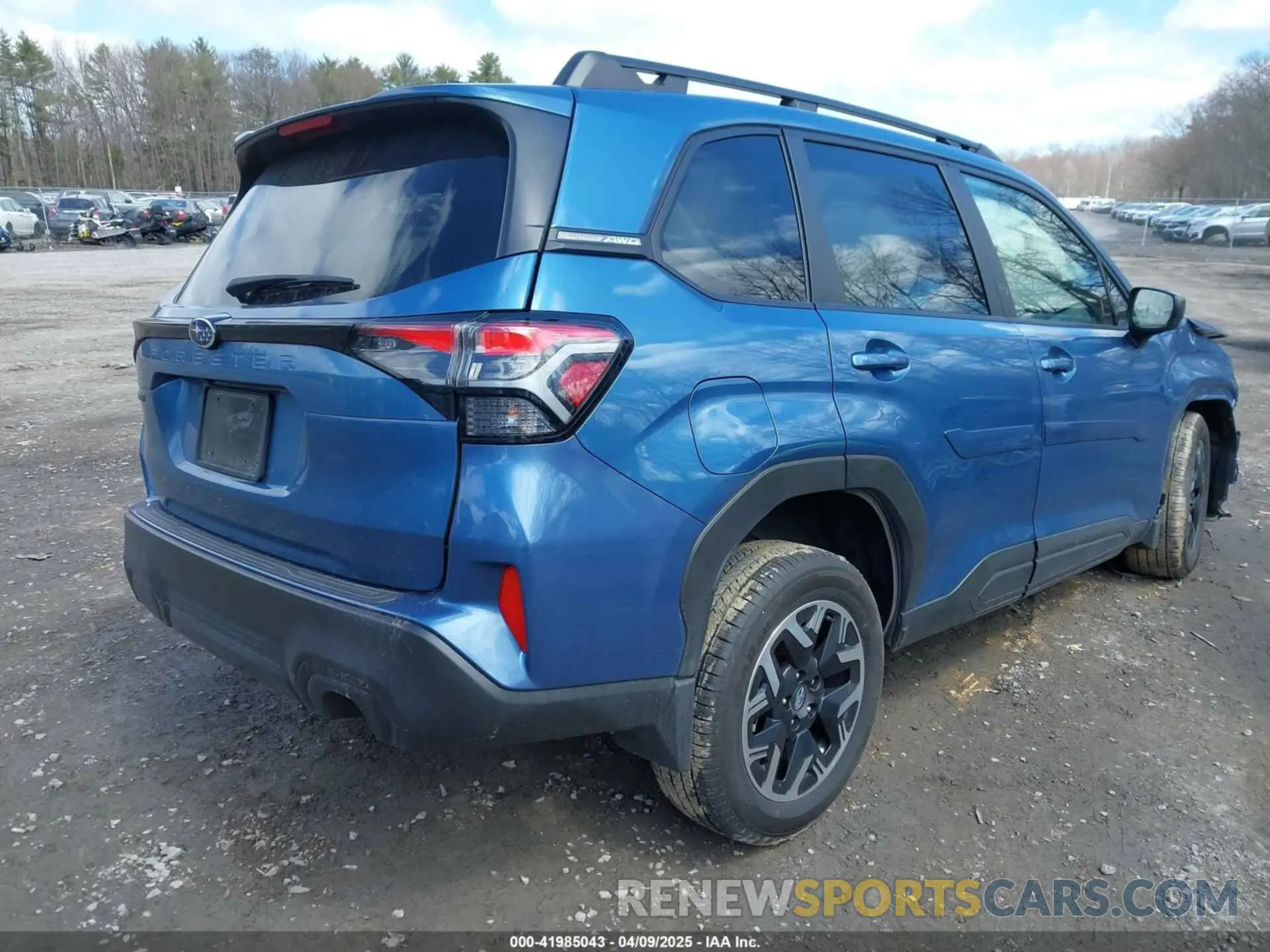 4 fotografías del automóvil dañado JF2SLDDC7SH509018 SUBARU FORESTER 2025