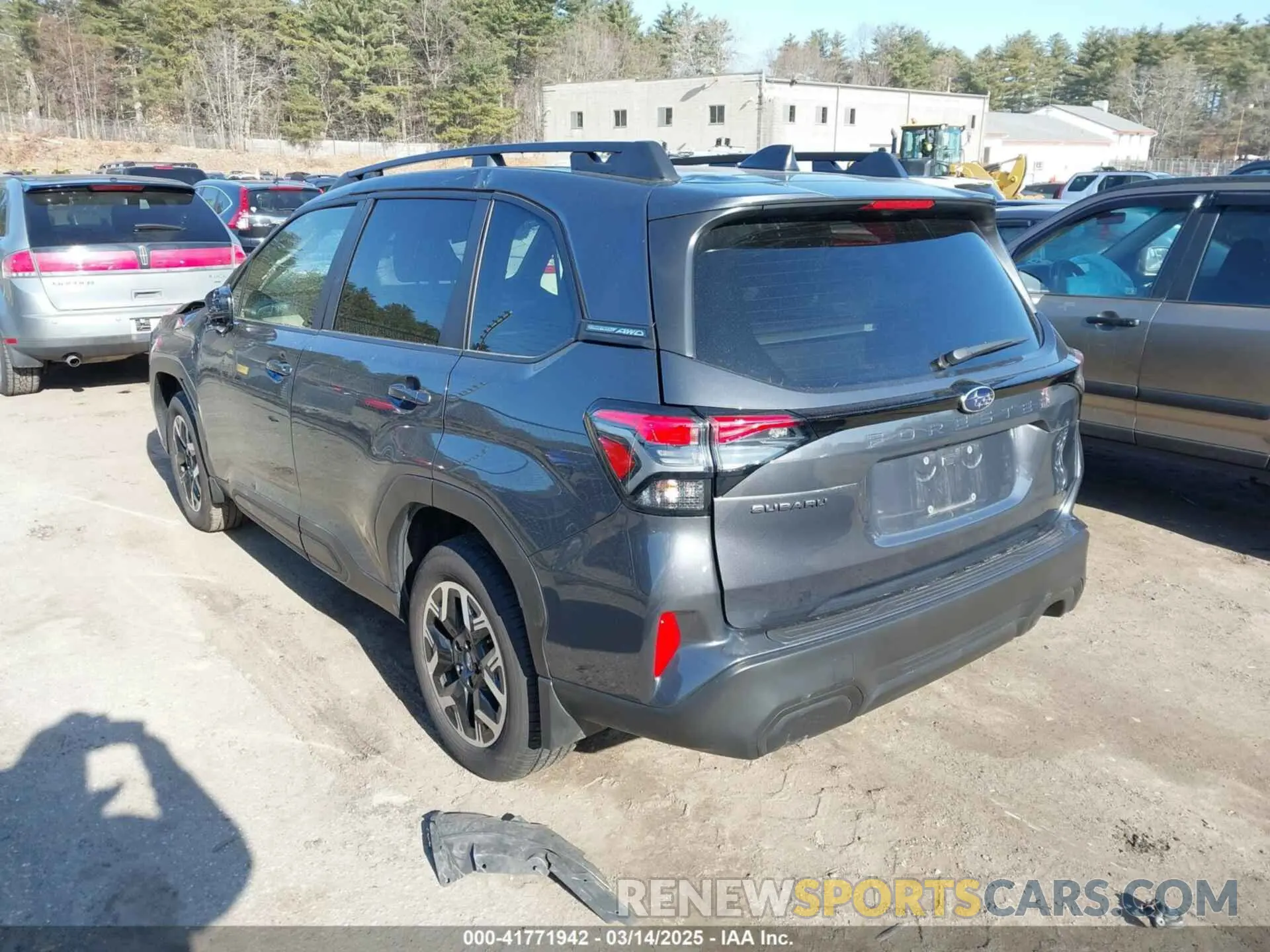 3 fotografías del automóvil dañado JF2SLDDC8SH444437 SUBARU FORESTER 2025