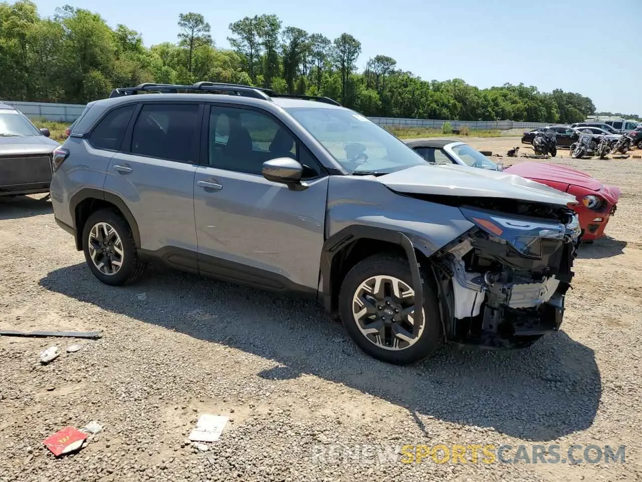 4 fotografías del automóvil dañado JF2SLDDCXSH540943 SUBARU FORESTER 2025