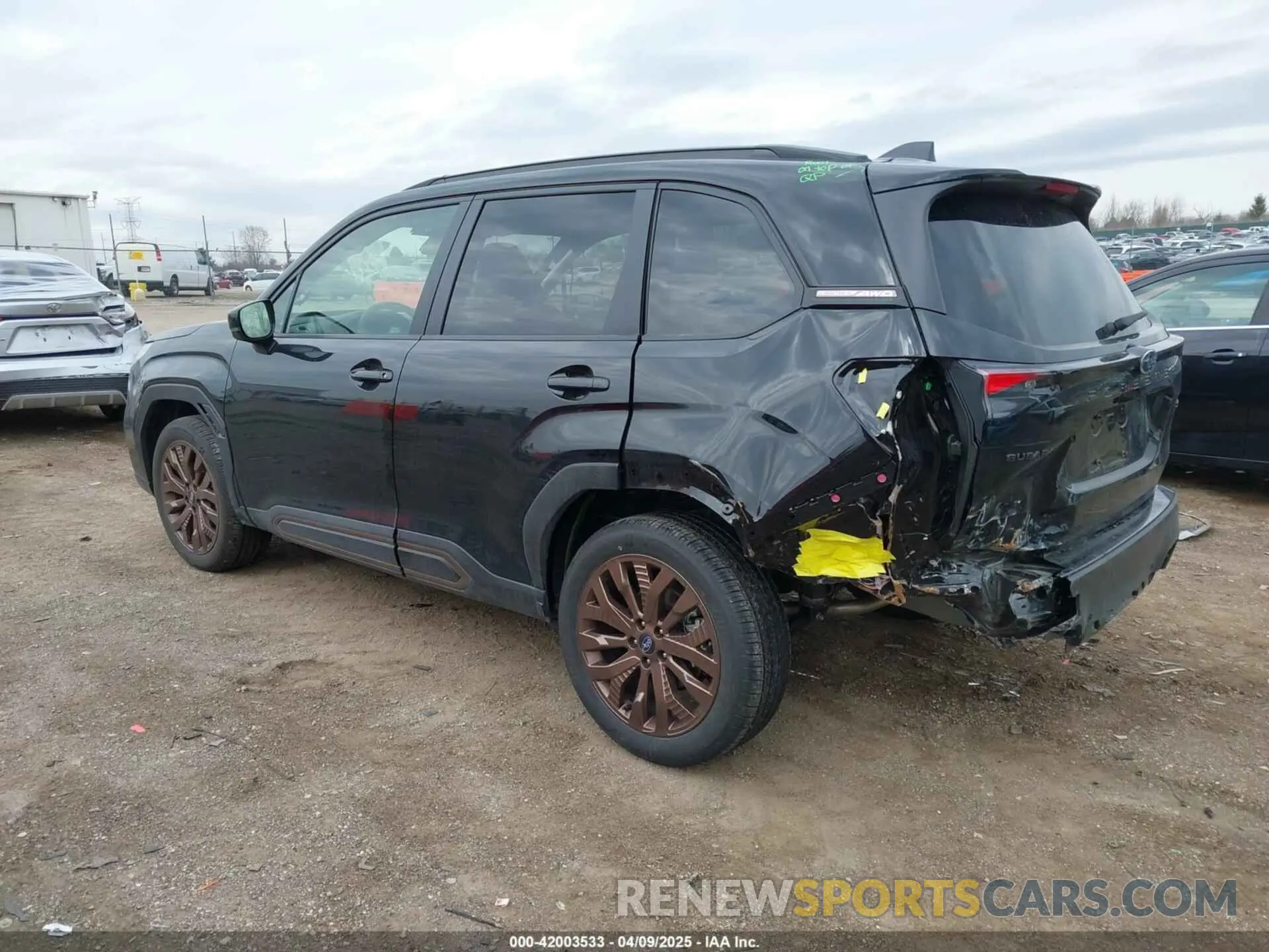 3 fotografías del automóvil dañado JF2SLDHC4SH419027 SUBARU FORESTER 2025