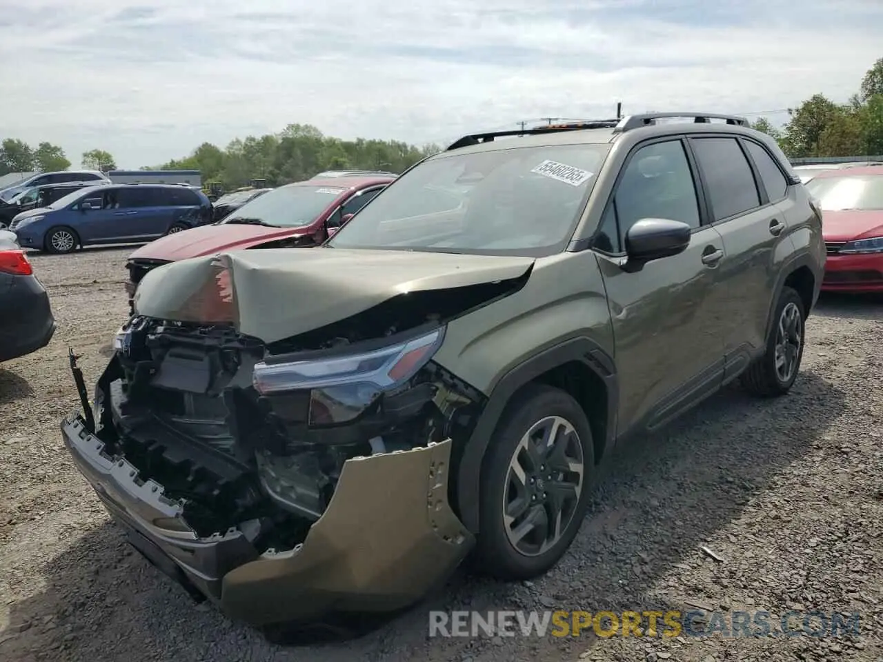1 fotografías del automóvil dañado JF2SLDRC1SH546882 SUBARU FORESTER 2025