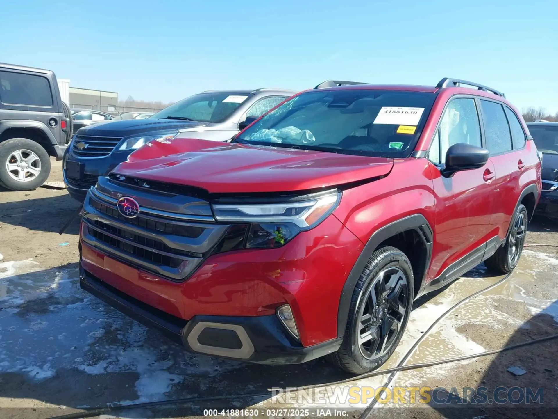 2 fotografías del automóvil dañado JF2SLDRC2SH464711 SUBARU FORESTER 2025