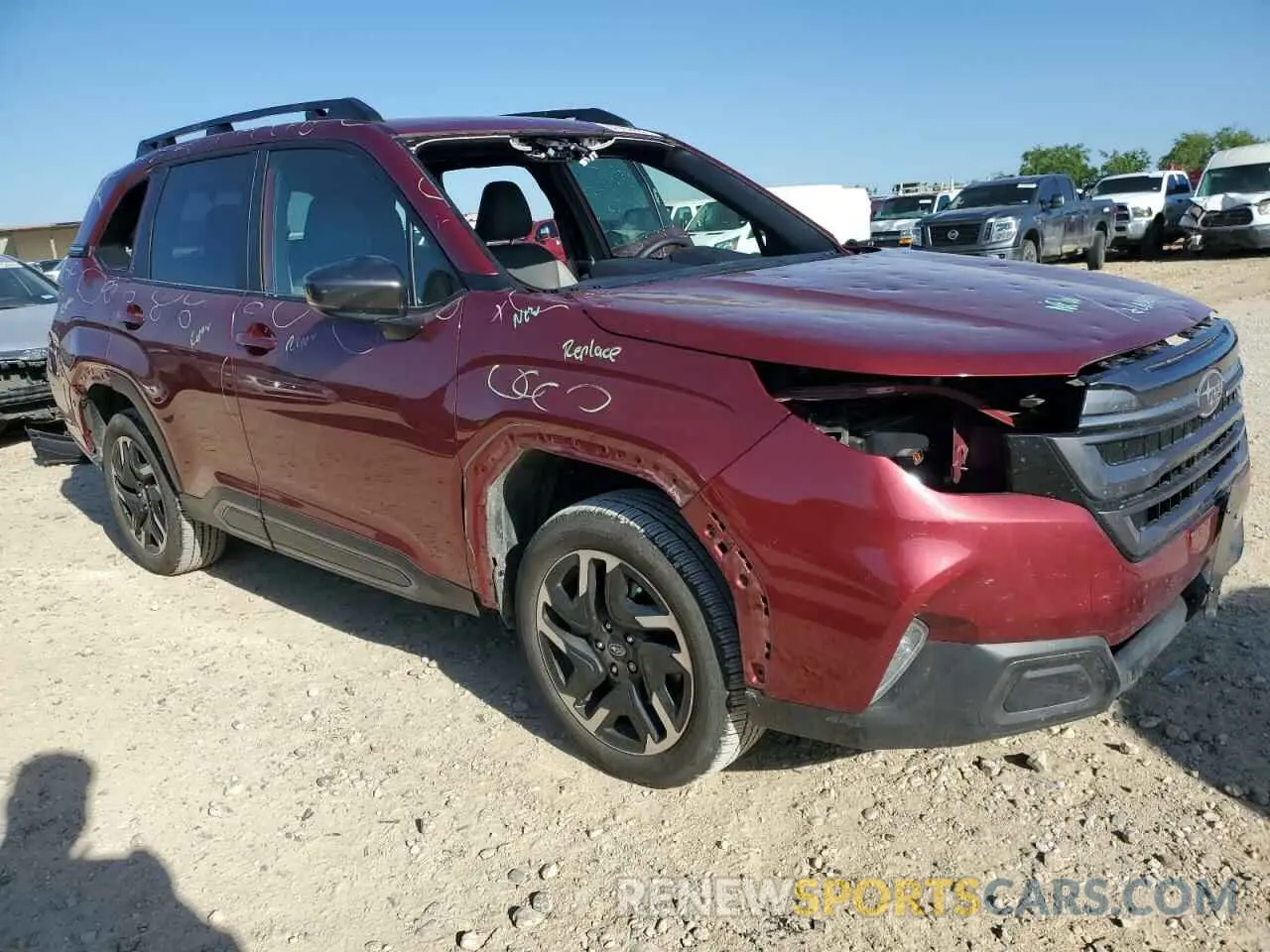 4 fotografías del automóvil dañado JF2SLDRC6SH462671 SUBARU FORESTER 2025