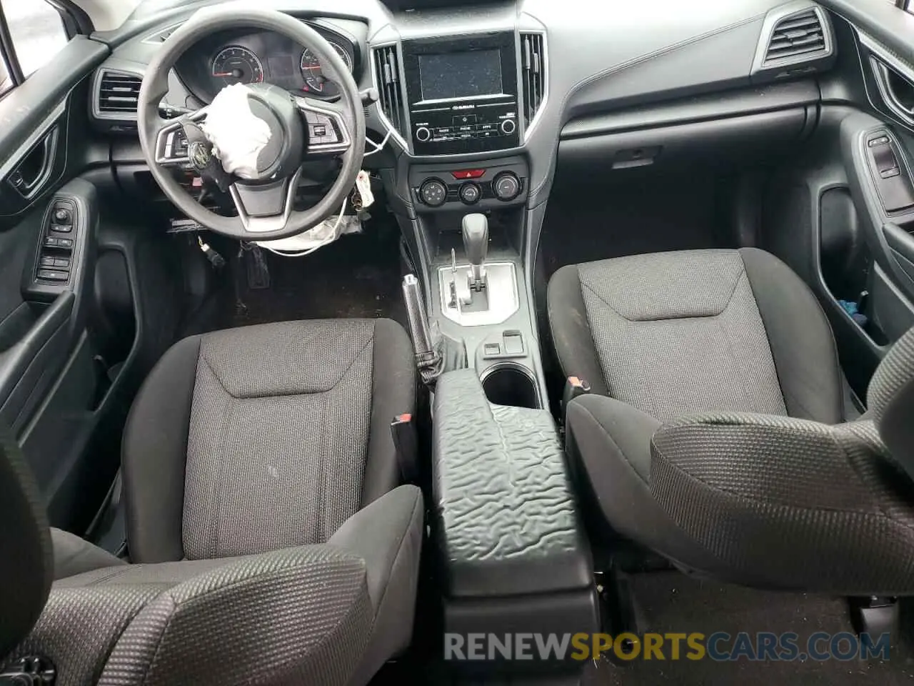 8 fotografías del automóvil dañado 4S3GKAA63K3624927 SUBARU IMPREZA 2019