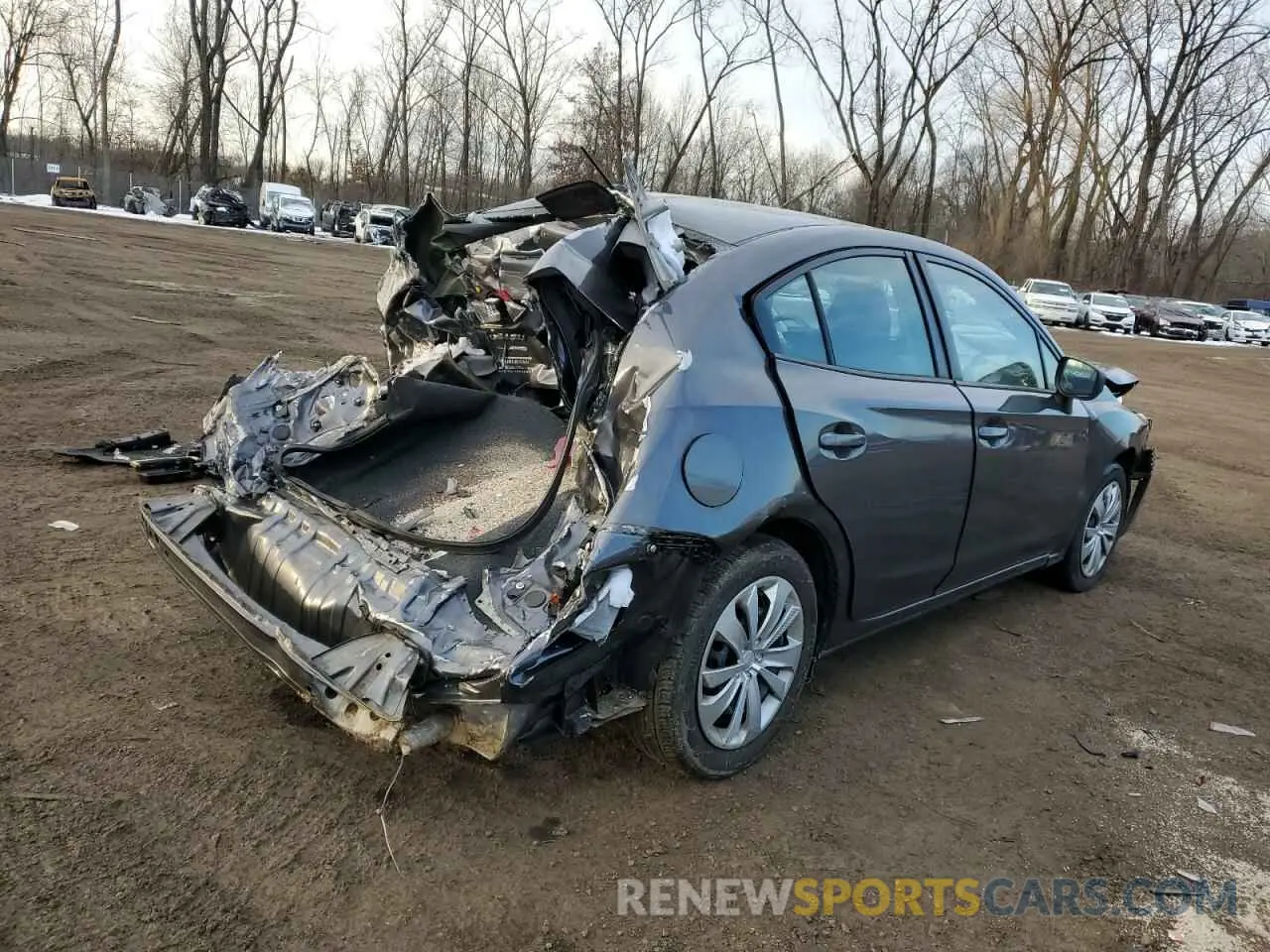 3 fotografías del automóvil dañado 4S3GKAA64K3621812 SUBARU IMPREZA 2019