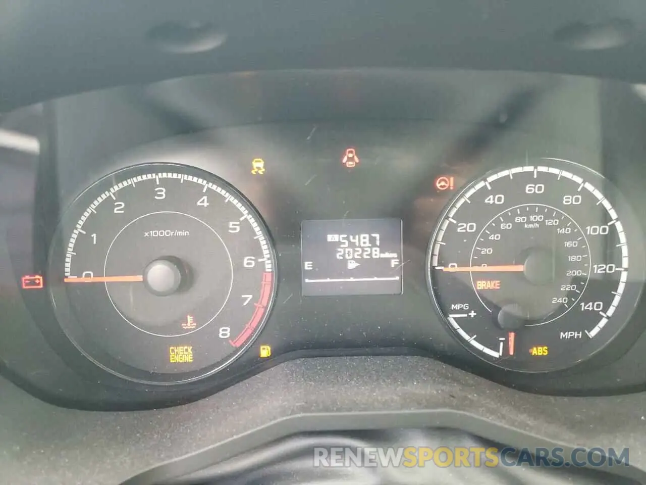 9 fotografías del automóvil dañado 4S3GKAA64K3621812 SUBARU IMPREZA 2019