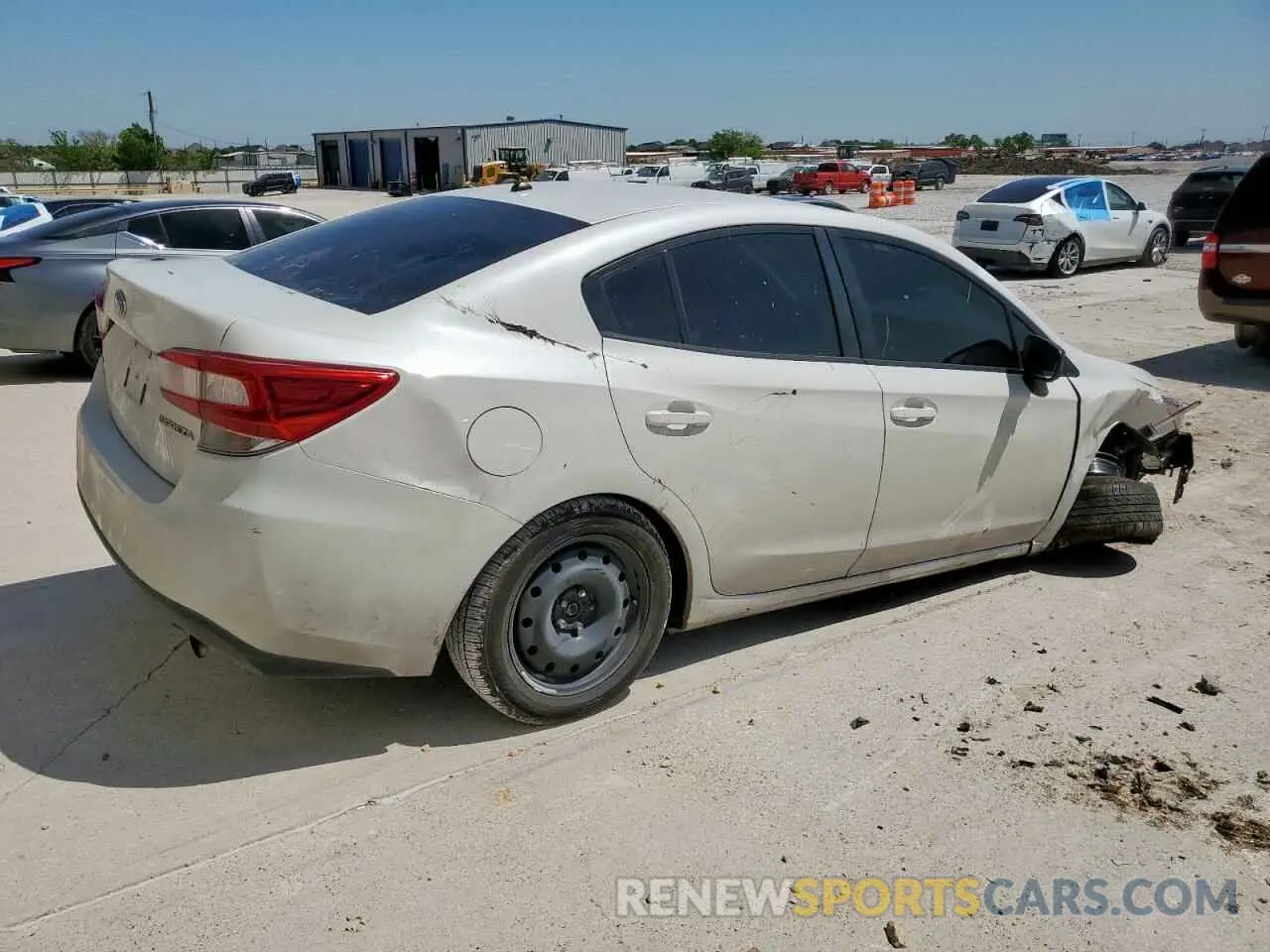 3 fotografías del automóvil dañado 4S3GKAA64K3621891 SUBARU IMPREZA 2019