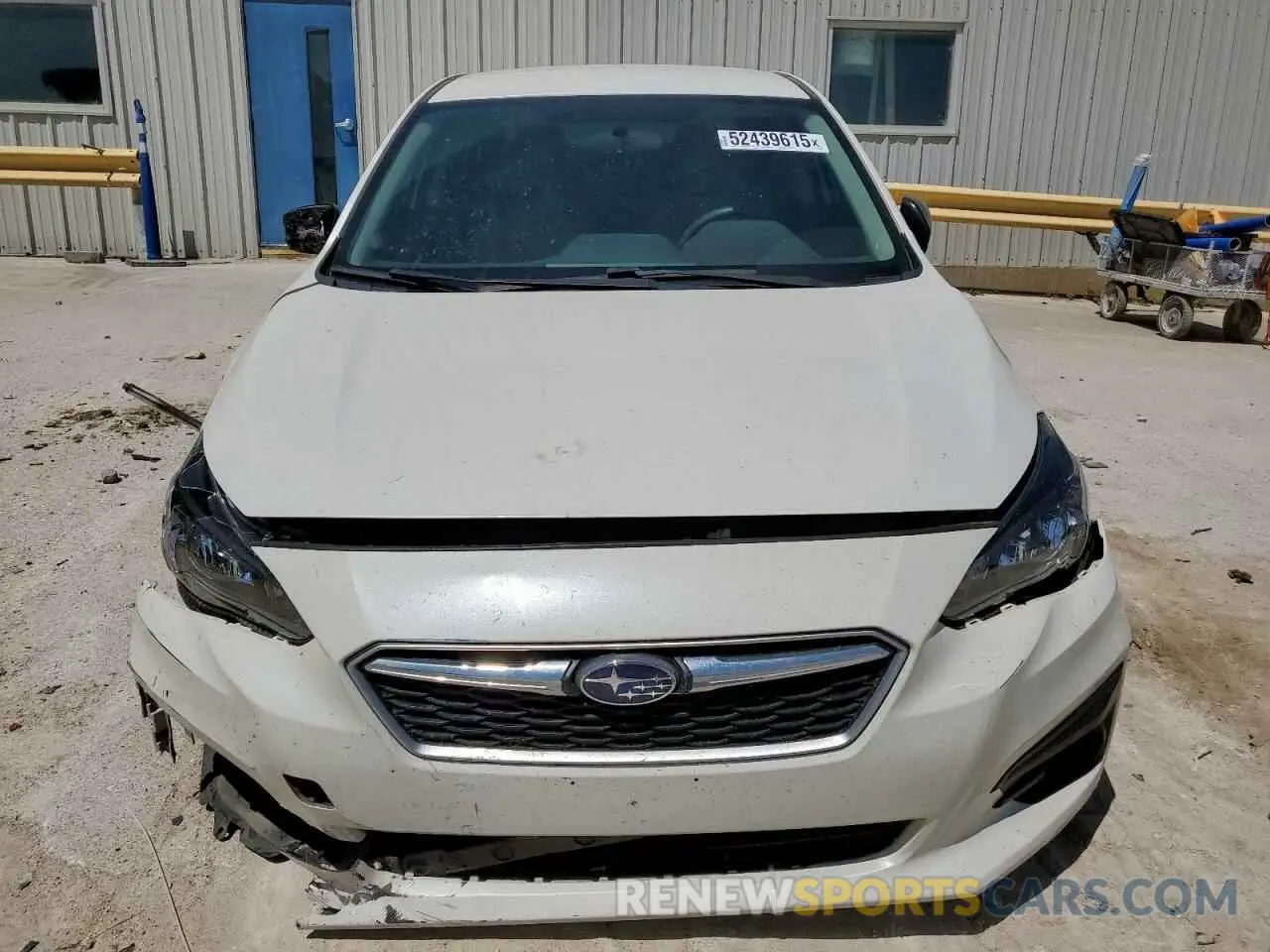 5 fotografías del automóvil dañado 4S3GKAA64K3621891 SUBARU IMPREZA 2019