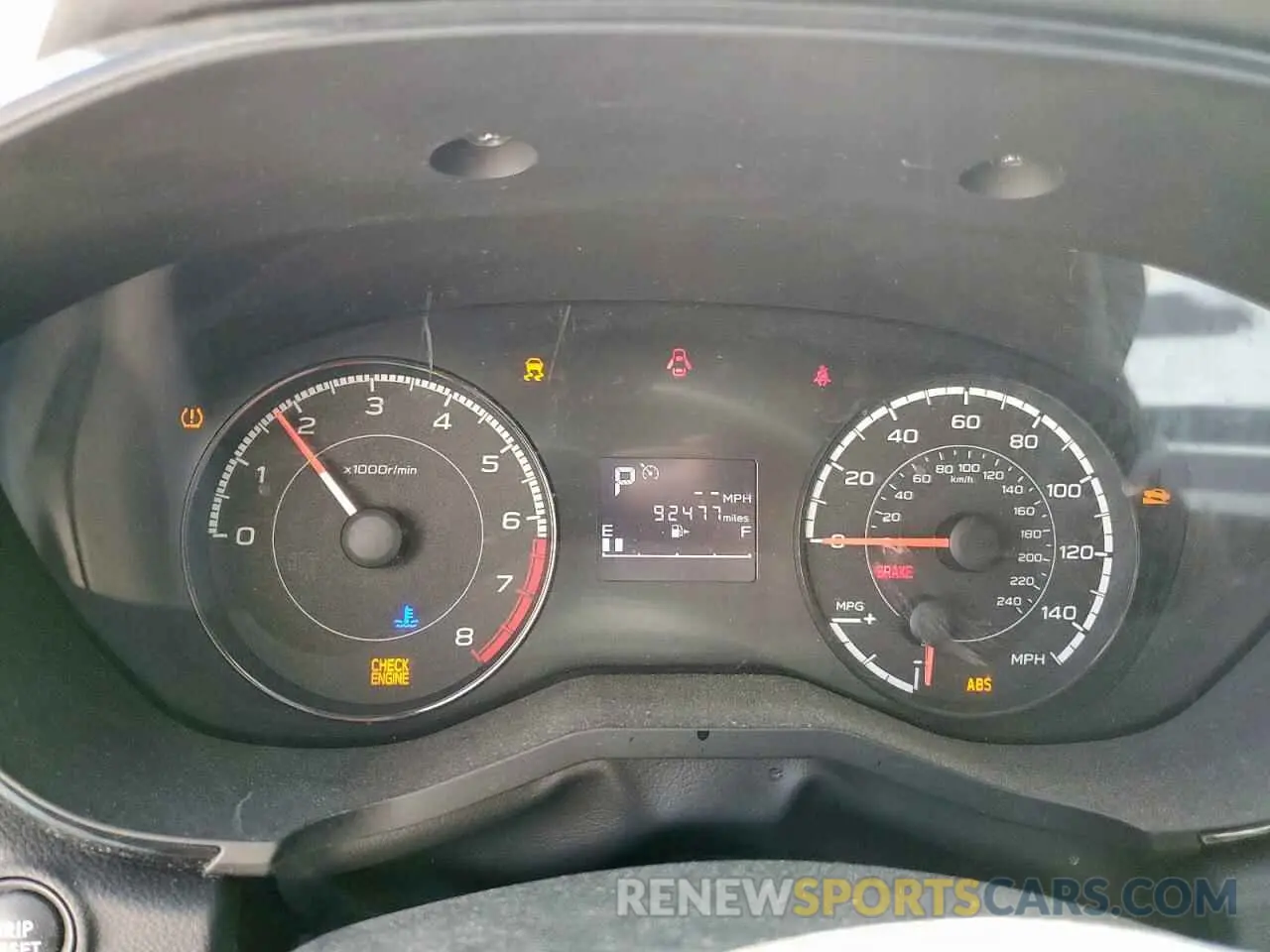 9 fotografías del automóvil dañado 4S3GKAA64K3621891 SUBARU IMPREZA 2019