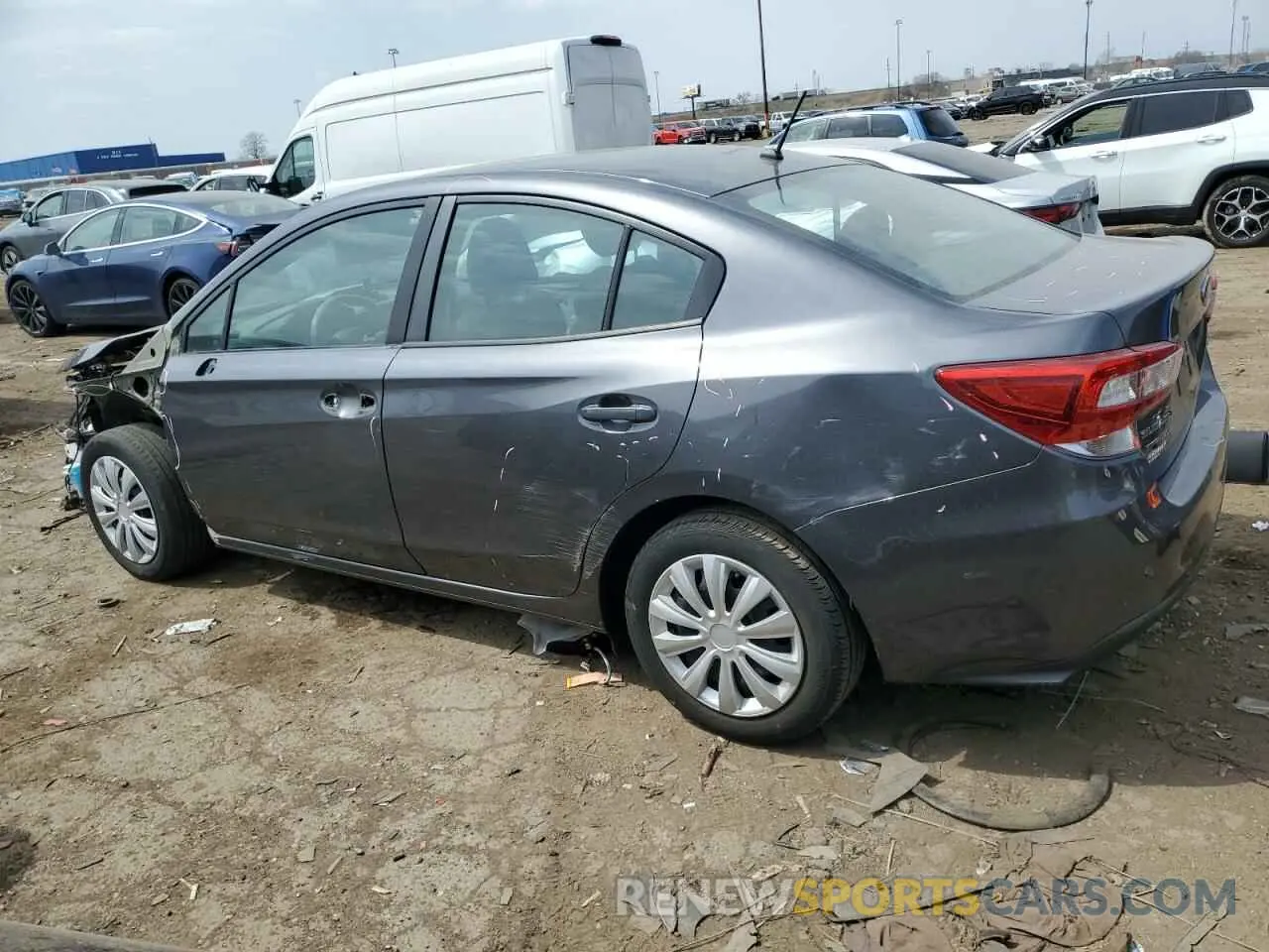2 fotografías del automóvil dañado 4S3GKAA65K3606283 SUBARU IMPREZA 2019