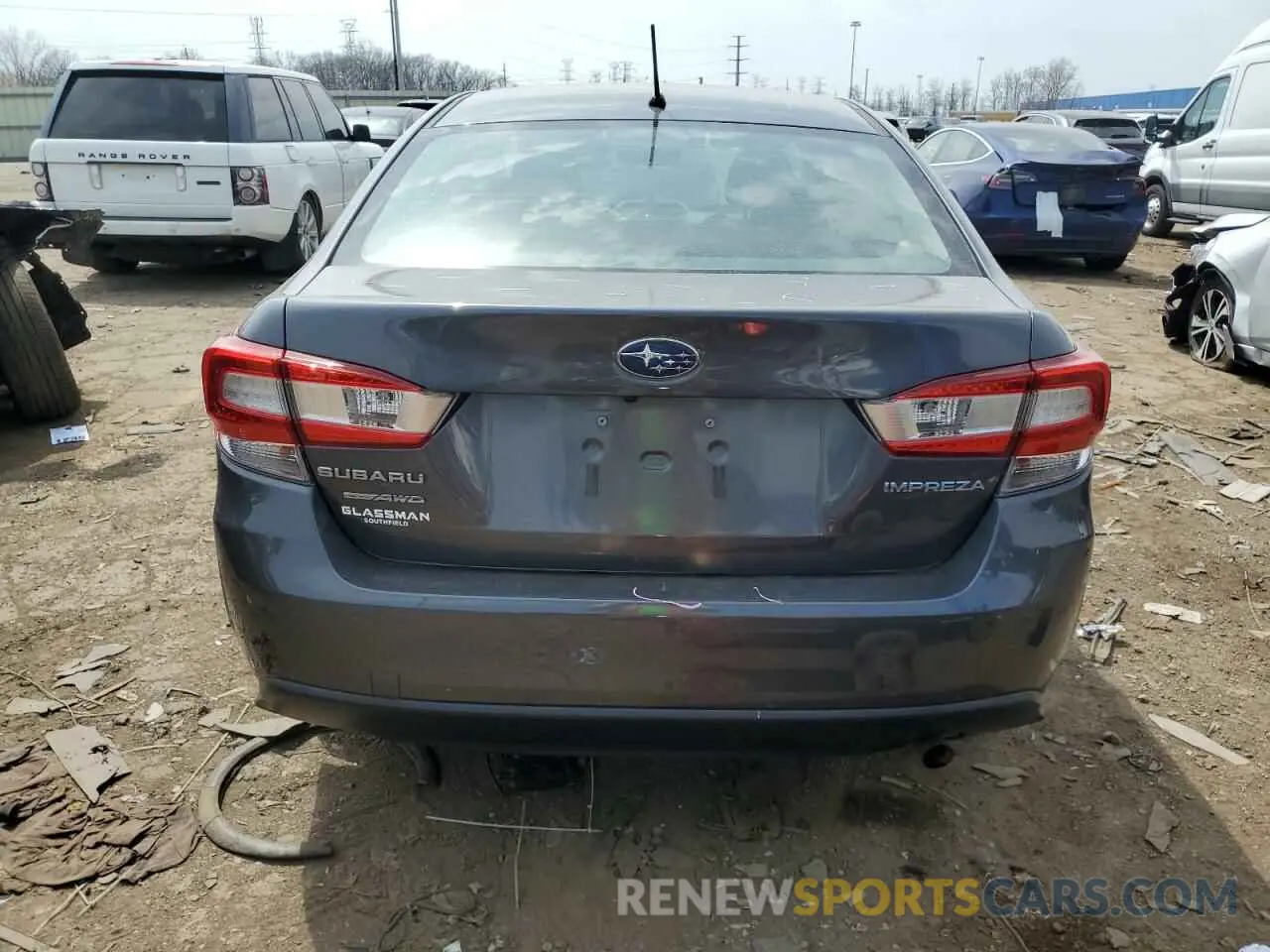 6 fotografías del automóvil dañado 4S3GKAA65K3606283 SUBARU IMPREZA 2019