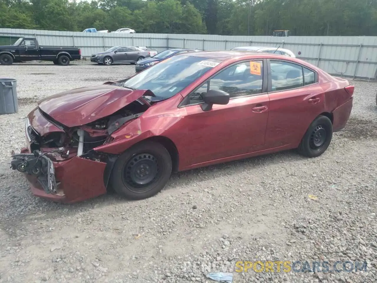1 fotografías del automóvil dañado 4S3GKAA65K3621236 SUBARU IMPREZA 2019