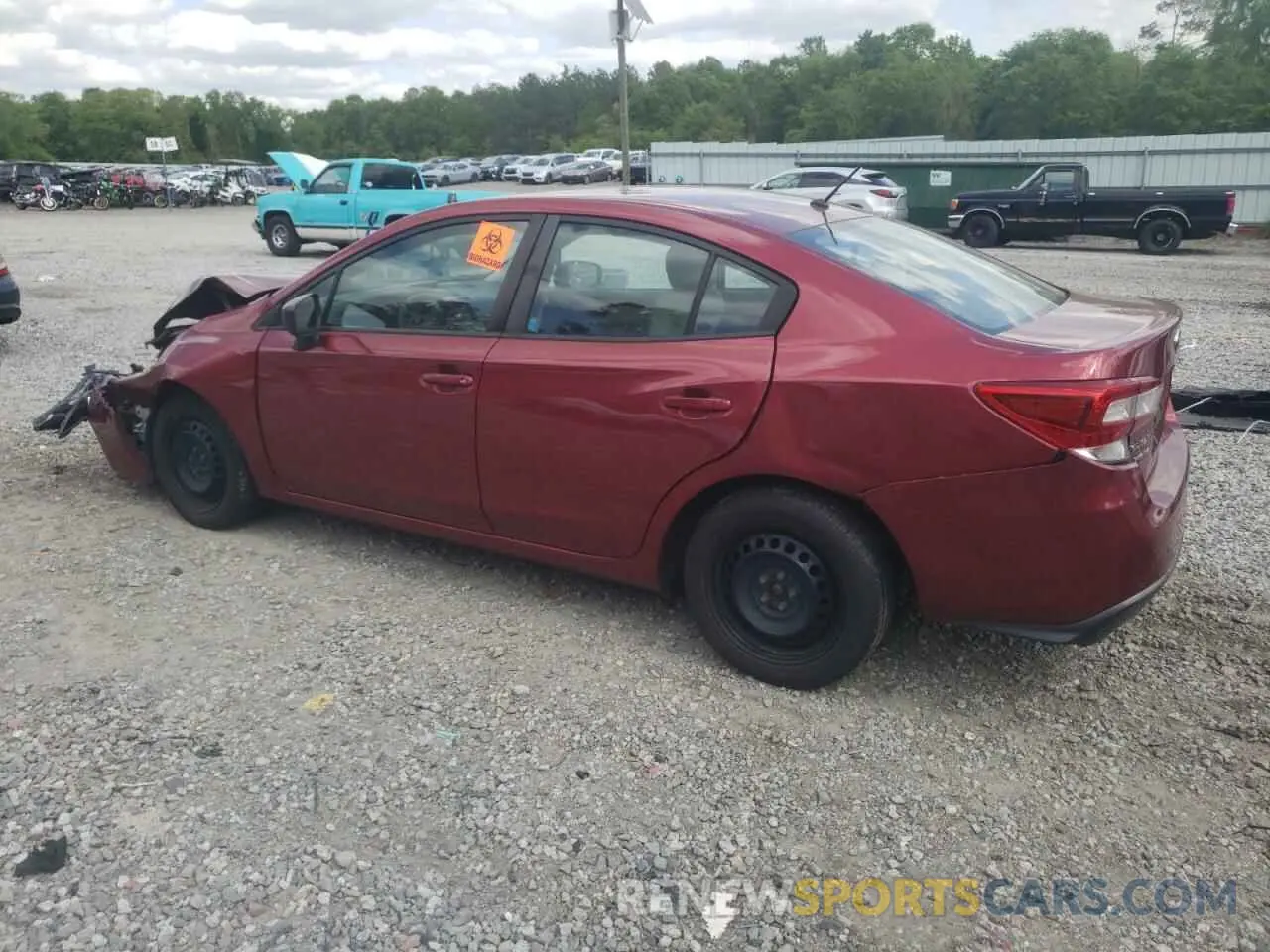2 fotografías del automóvil dañado 4S3GKAA65K3621236 SUBARU IMPREZA 2019