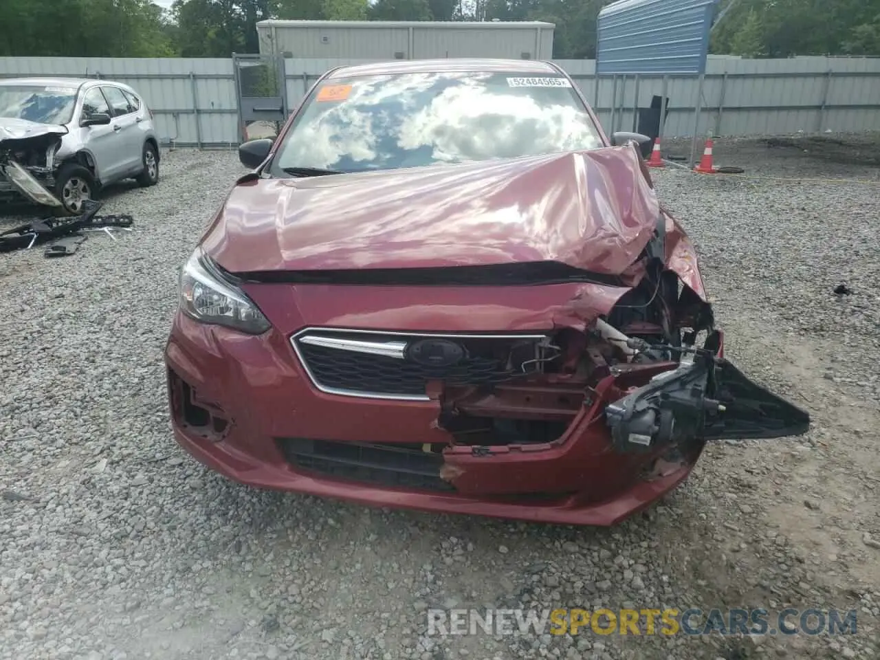 5 fotografías del automóvil dañado 4S3GKAA65K3621236 SUBARU IMPREZA 2019
