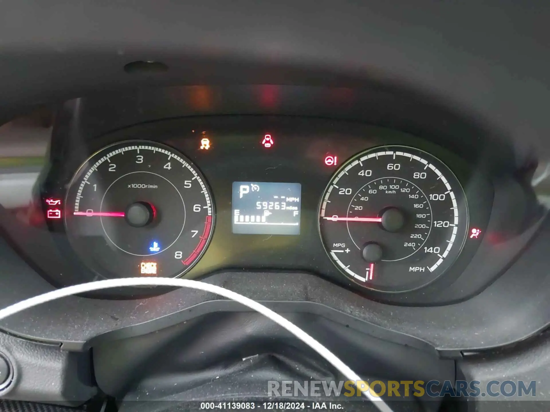 7 fotografías del automóvil dañado 4S3GKAA65K3626257 SUBARU IMPREZA 2019