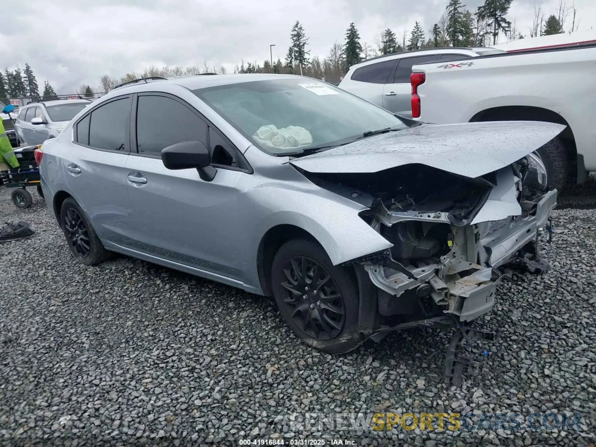 1 fotografías del automóvil dañado 4S3GKAA66K3608155 SUBARU IMPREZA 2019