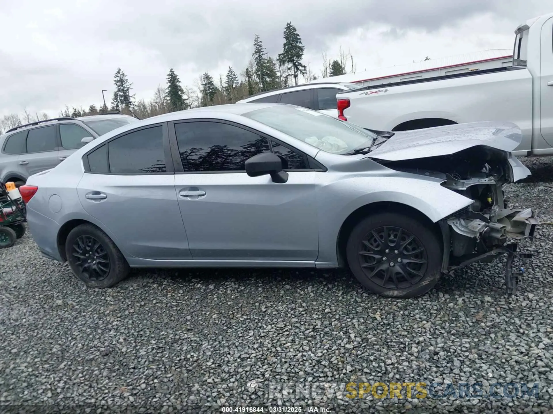 14 fotografías del automóvil dañado 4S3GKAA66K3608155 SUBARU IMPREZA 2019