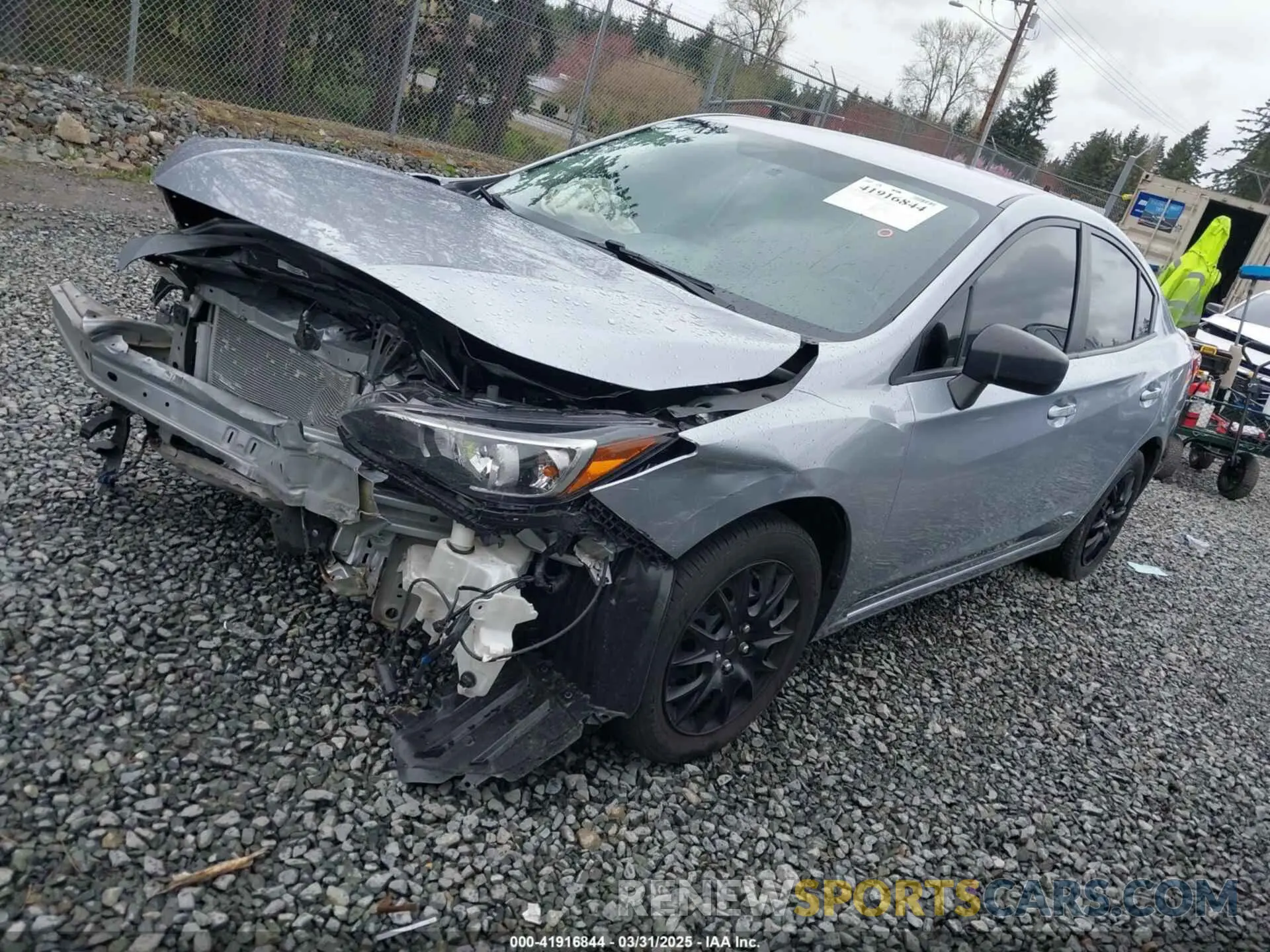 2 fotografías del automóvil dañado 4S3GKAA66K3608155 SUBARU IMPREZA 2019