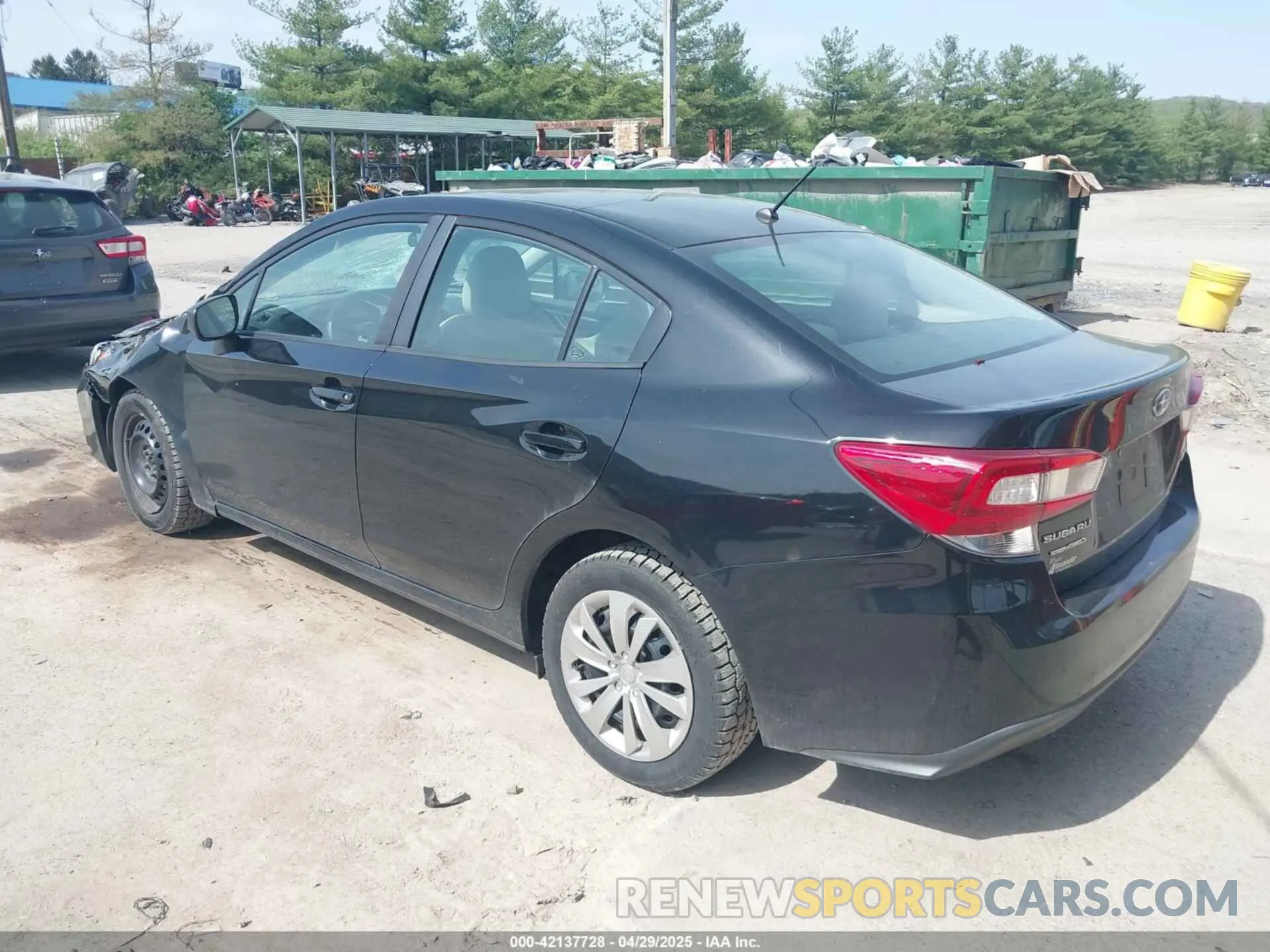 3 fotografías del automóvil dañado 4S3GKAA67K3605197 SUBARU IMPREZA 2019