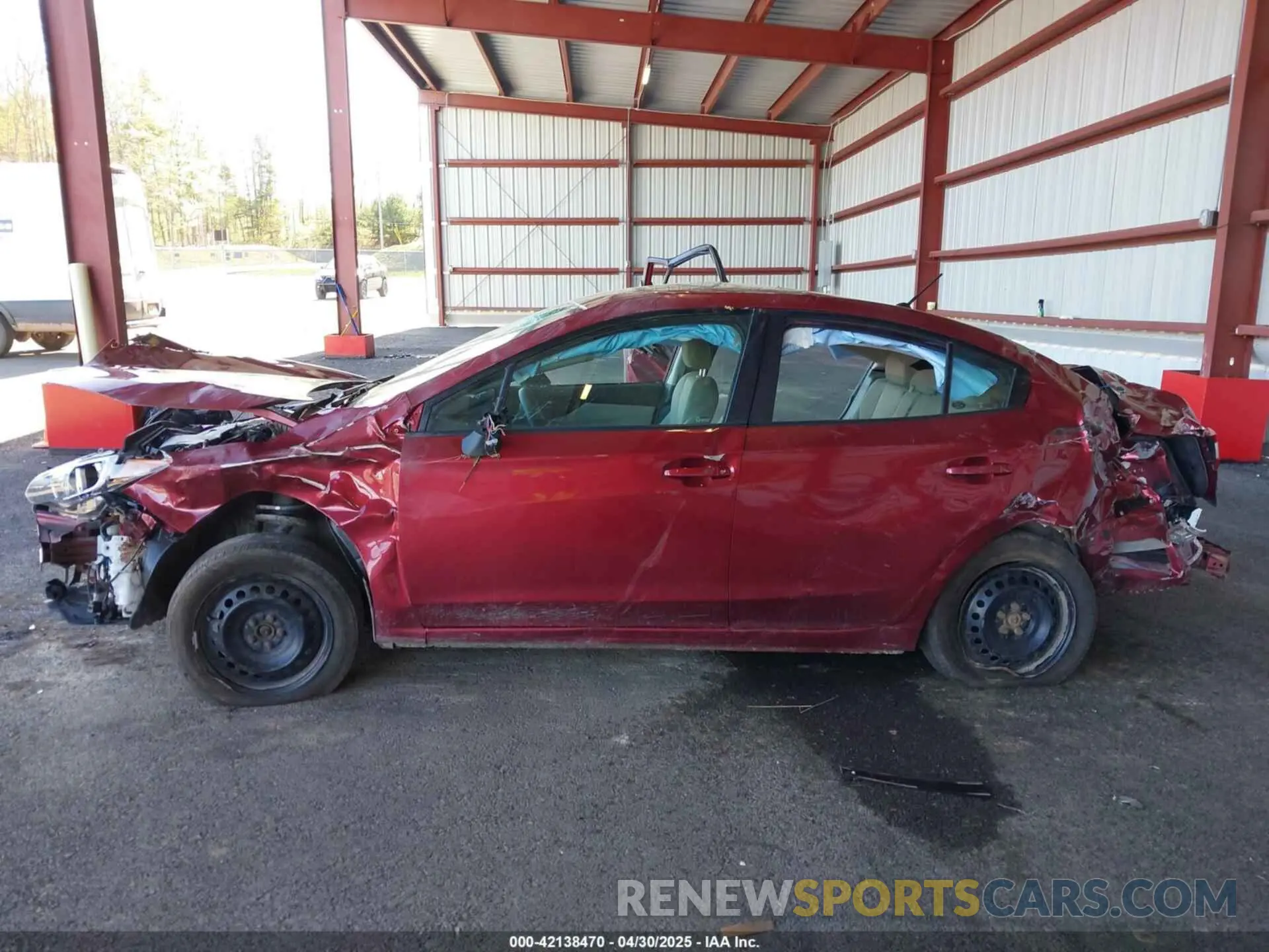 14 fotografías del automóvil dañado 4S3GKAA68K3620310 SUBARU IMPREZA 2019