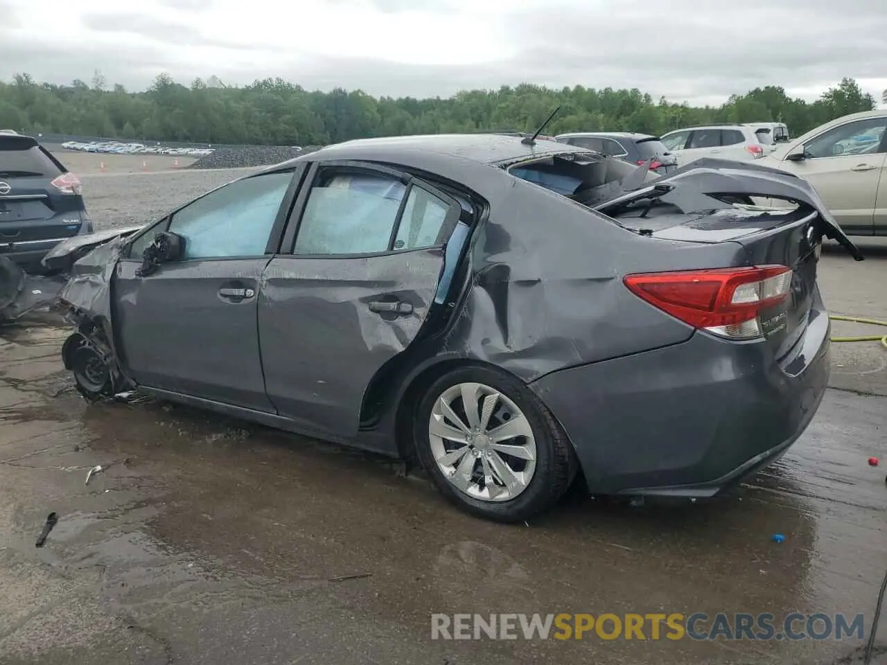 2 fotografías del automóvil dañado 4S3GKAA69K3605072 SUBARU IMPREZA 2019