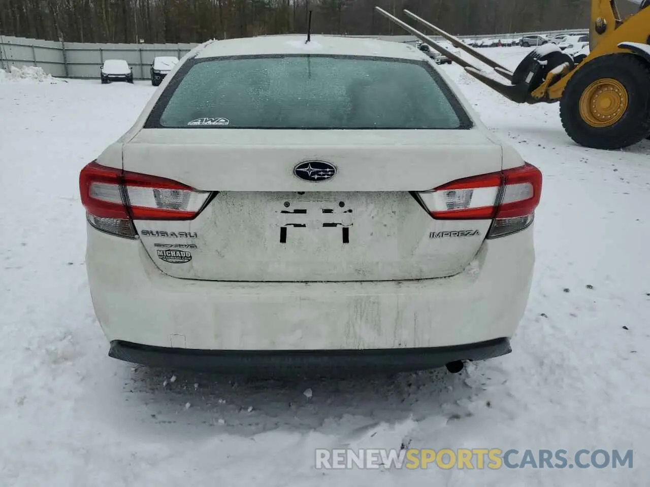 6 fotografías del automóvil dañado 4S3GKAA69K3606982 SUBARU IMPREZA 2019