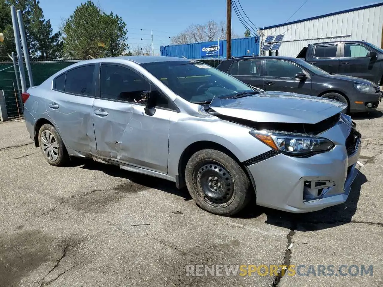 4 fotografías del automóvil dañado 4S3GKAB69K3607788 SUBARU IMPREZA 2019