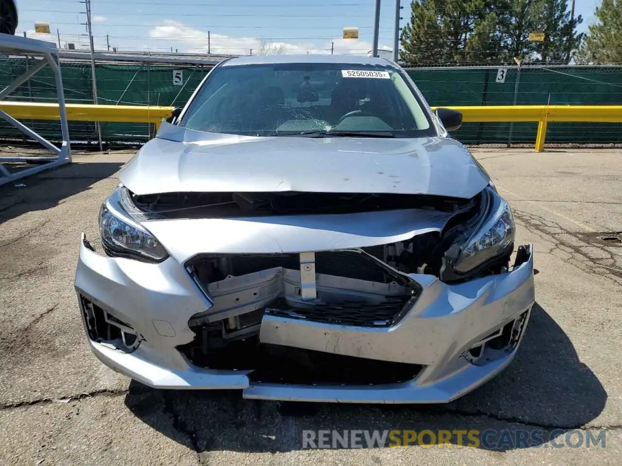 5 fotografías del automóvil dañado 4S3GKAB69K3607788 SUBARU IMPREZA 2019