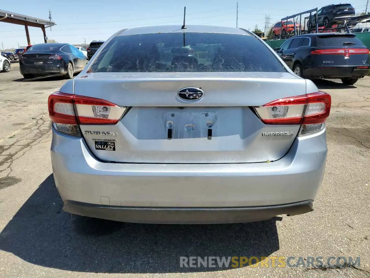 6 fotografías del automóvil dañado 4S3GKAB69K3607788 SUBARU IMPREZA 2019