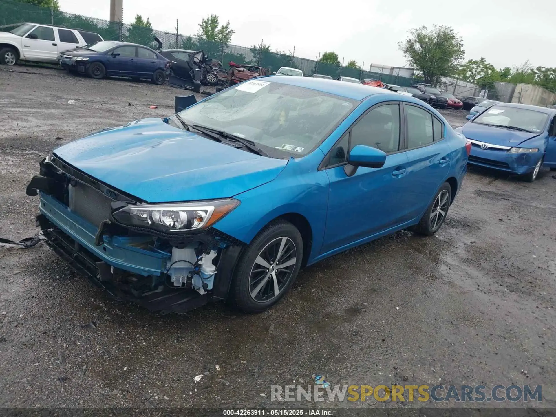 2 fotografías del automóvil dañado 4S3GKAC61K3601594 SUBARU IMPREZA 2019
