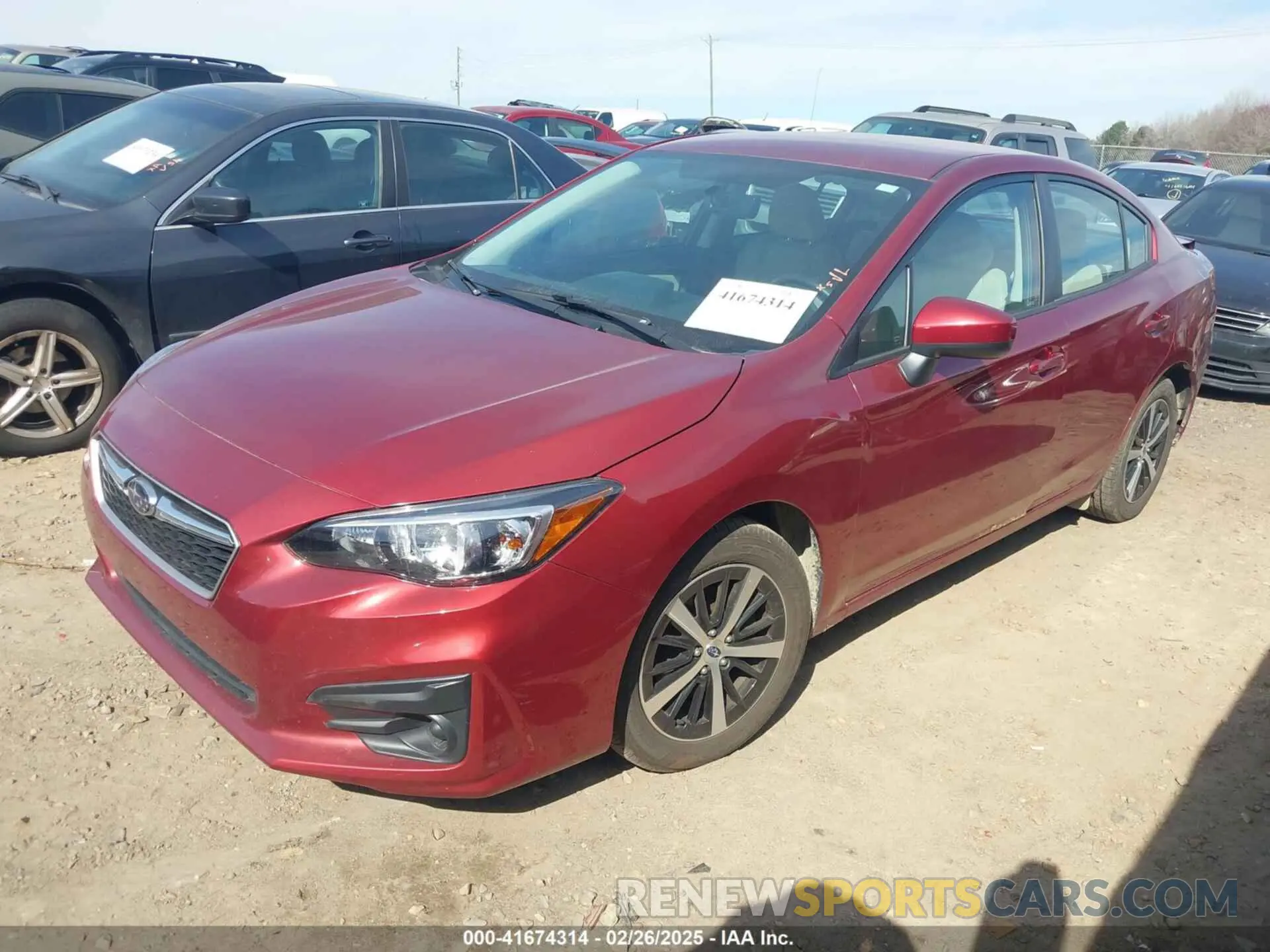 2 fotografías del automóvil dañado 4S3GKAC65K3610248 SUBARU IMPREZA 2019