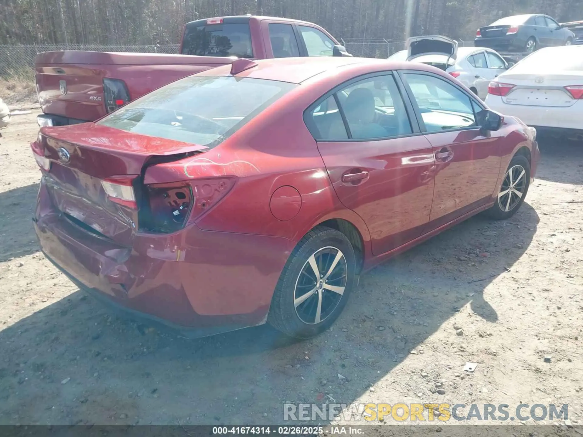 4 fotografías del automóvil dañado 4S3GKAC65K3610248 SUBARU IMPREZA 2019