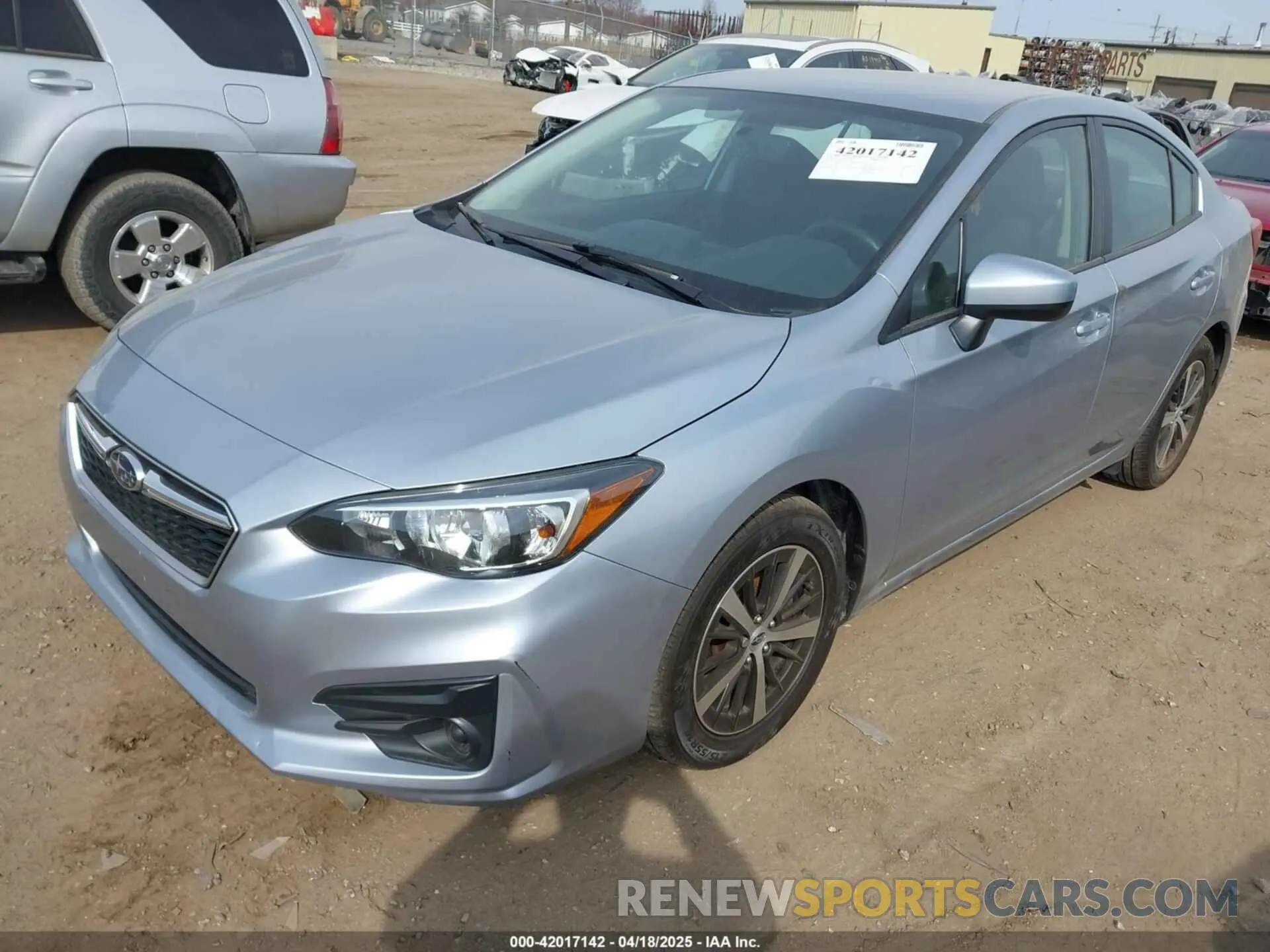 2 fotografías del automóvil dañado 4S3GKAC67K3625270 SUBARU IMPREZA 2019