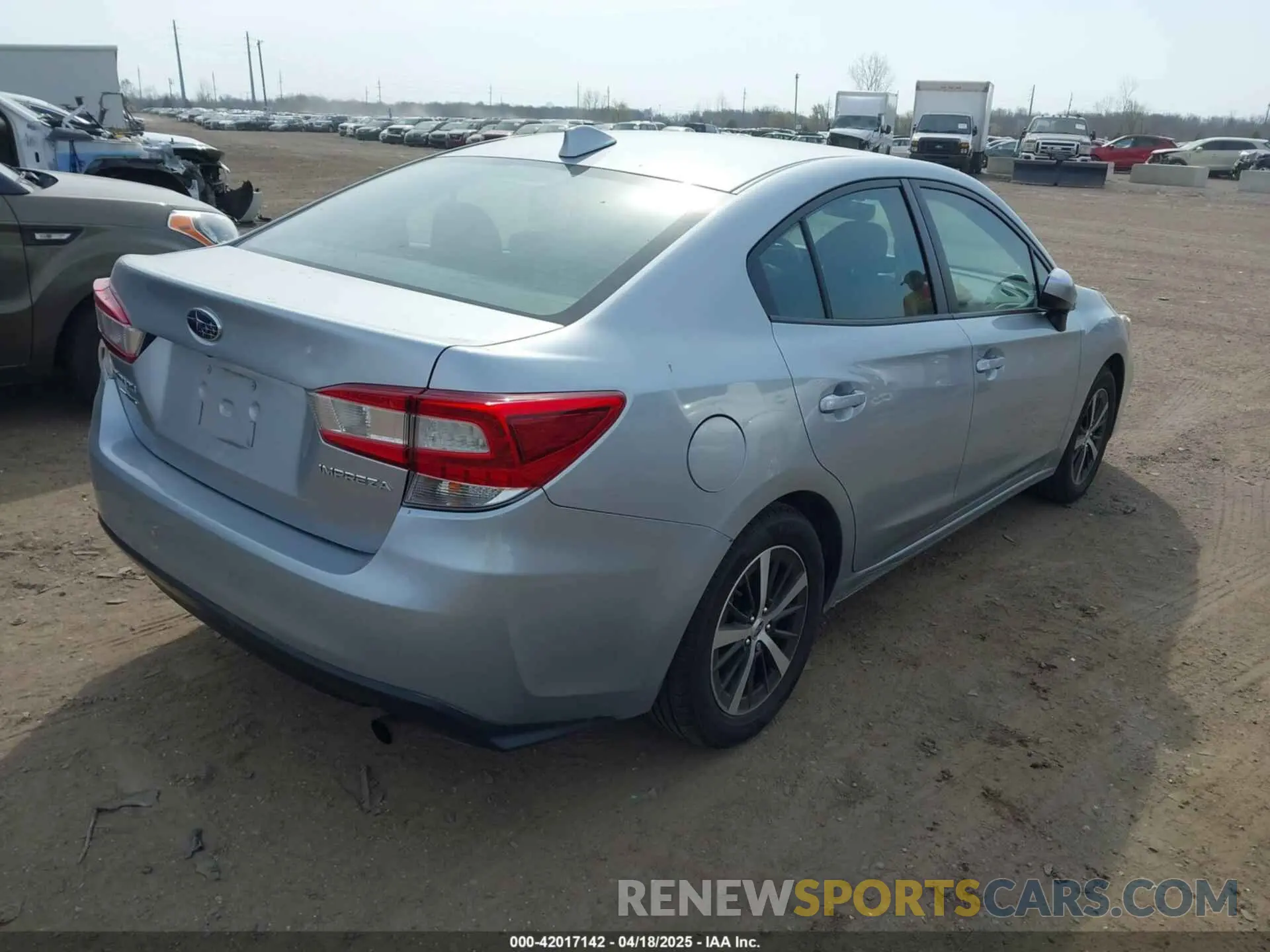 4 fotografías del automóvil dañado 4S3GKAC67K3625270 SUBARU IMPREZA 2019