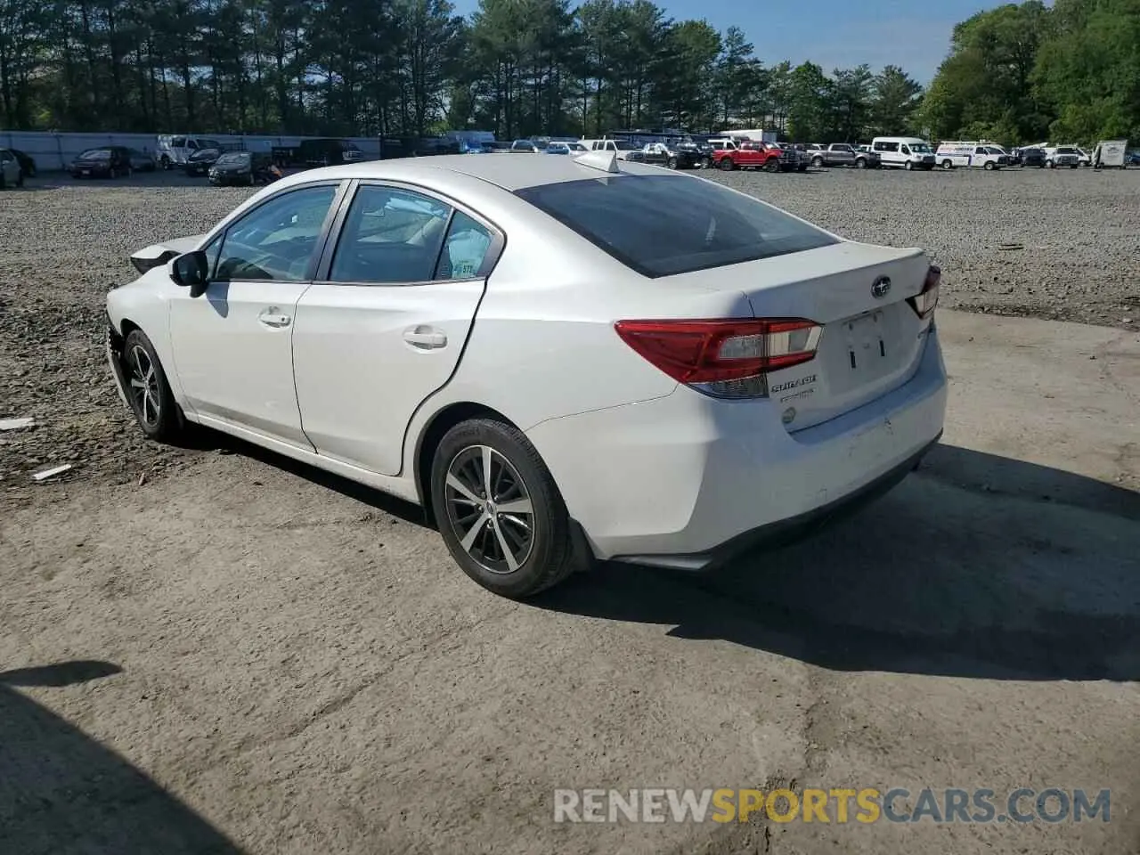 2 fotografías del automóvil dañado 4S3GKAD60K3615548 SUBARU IMPREZA 2019