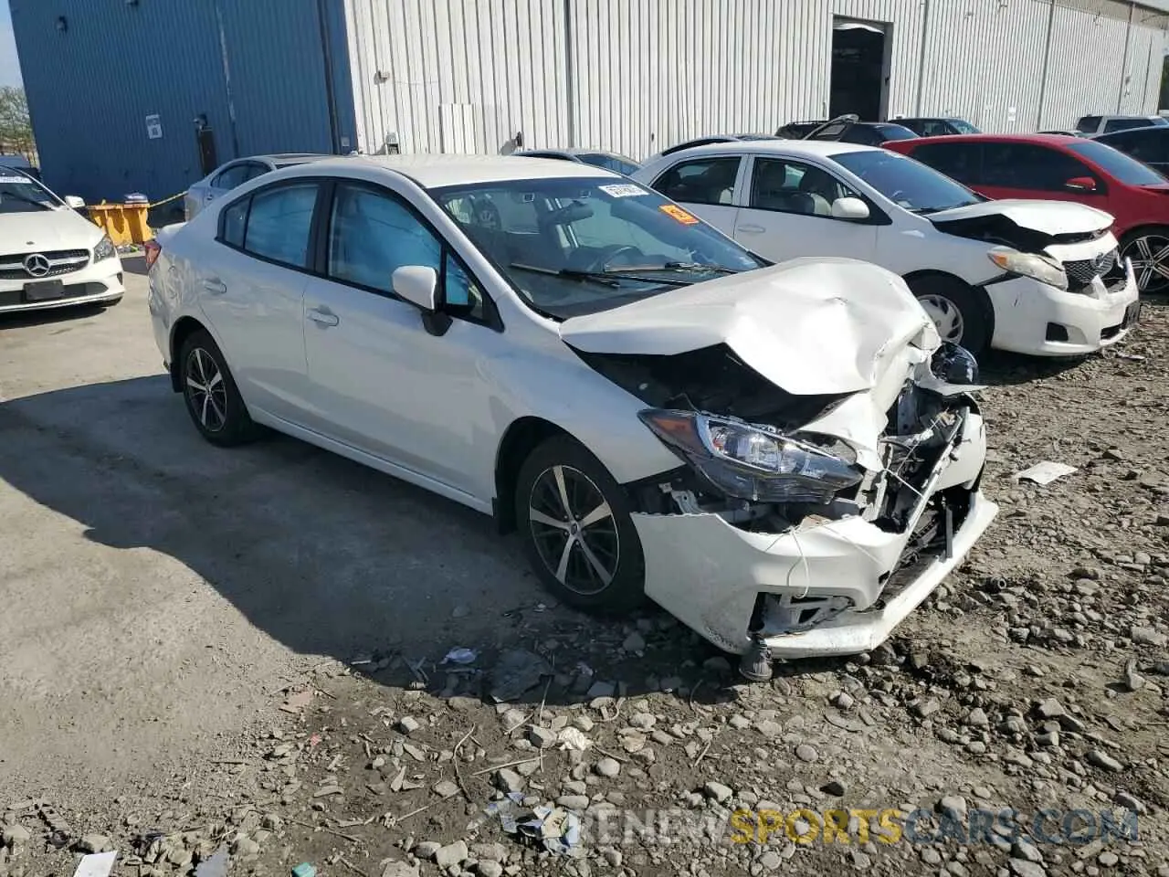 4 fotografías del automóvil dañado 4S3GKAD60K3615548 SUBARU IMPREZA 2019