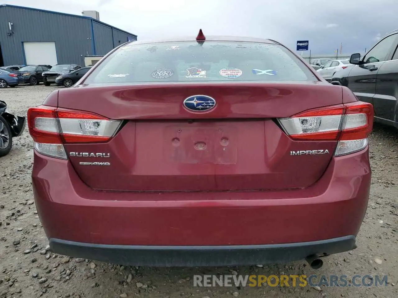 6 fotografías del automóvil dañado 4S3GKAD60K3617638 SUBARU IMPREZA 2019