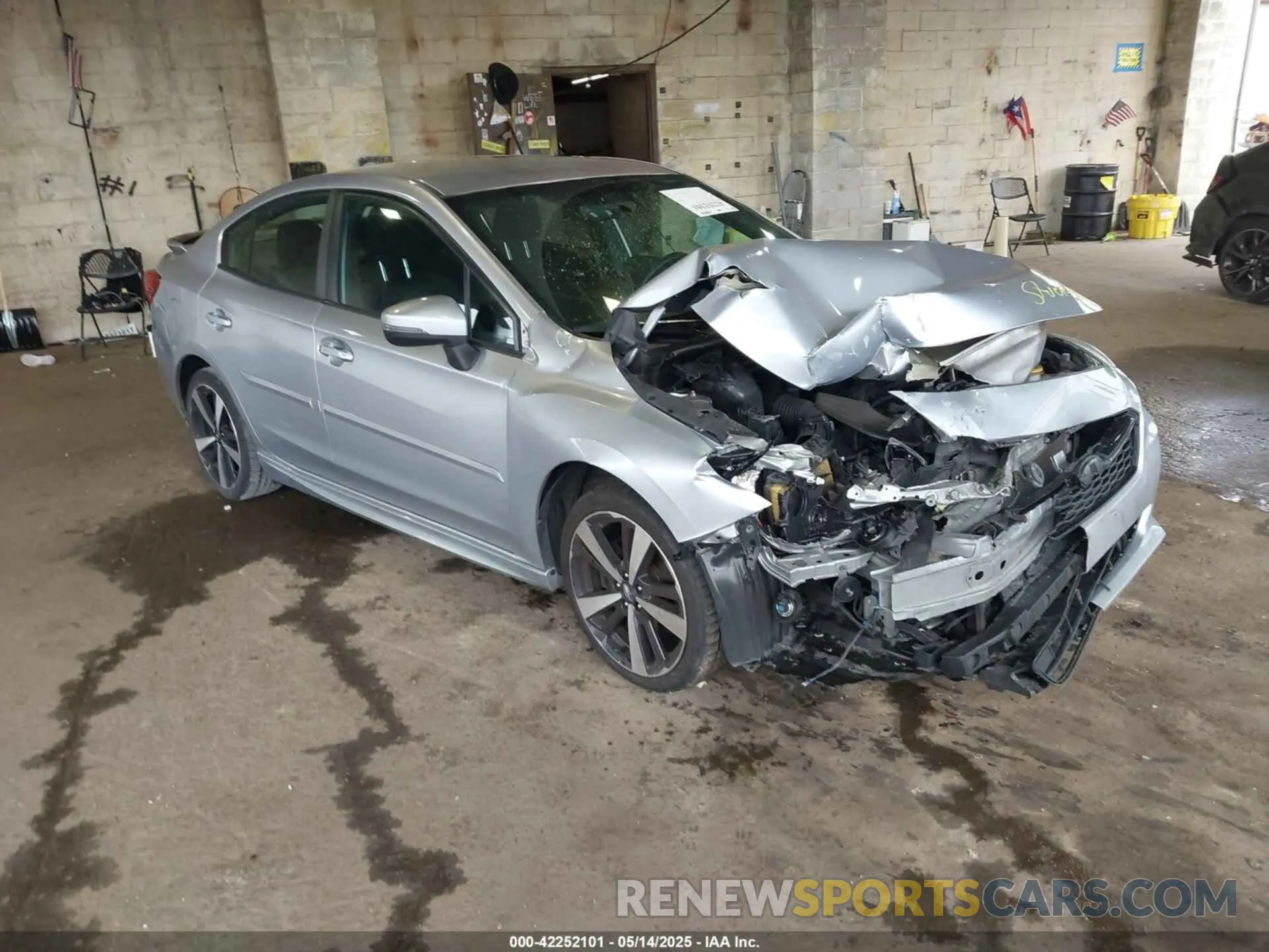 1 fotografías del automóvil dañado 4S3GKAJ60K3603050 SUBARU IMPREZA 2019