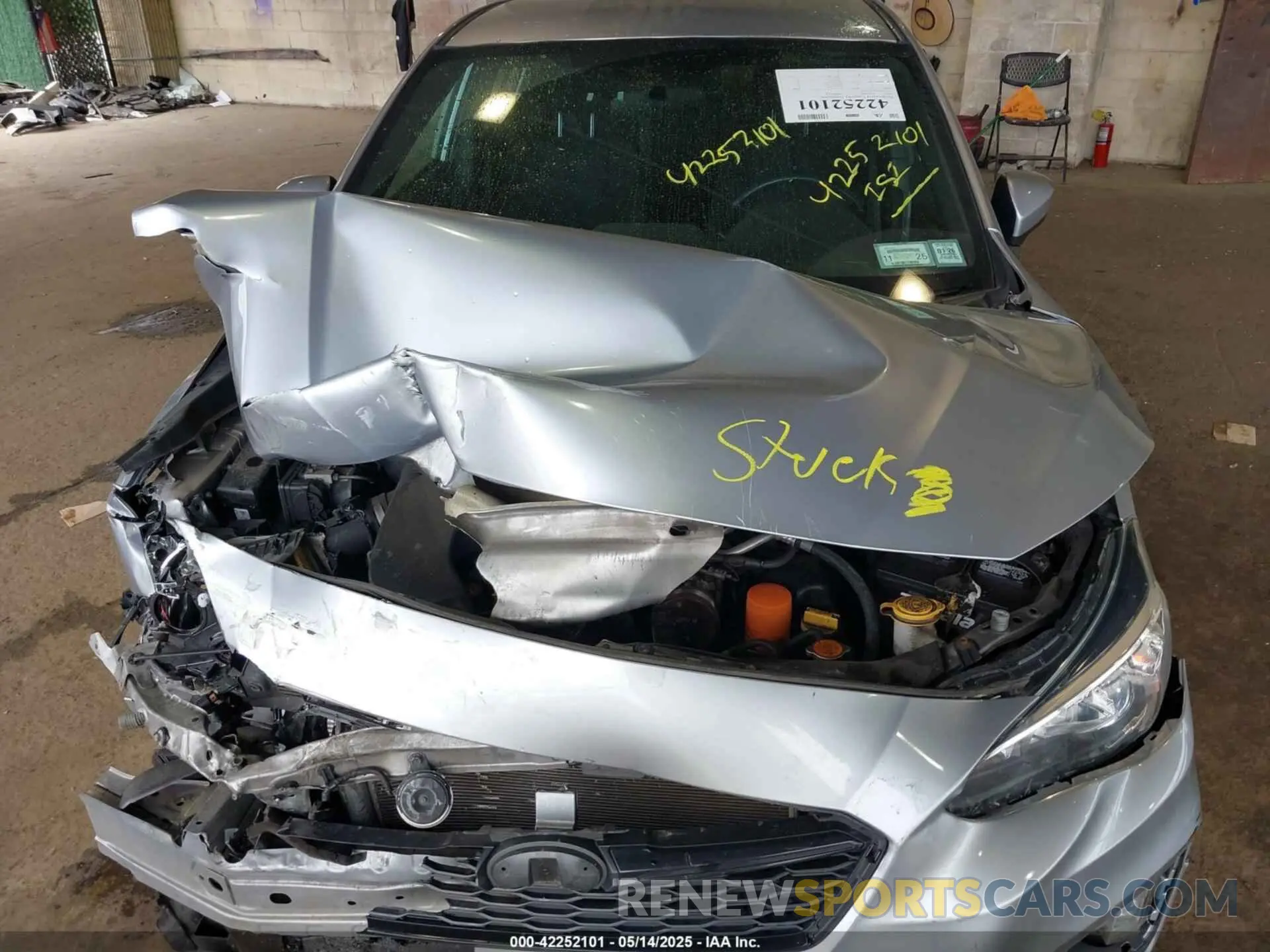 10 fotografías del automóvil dañado 4S3GKAJ60K3603050 SUBARU IMPREZA 2019