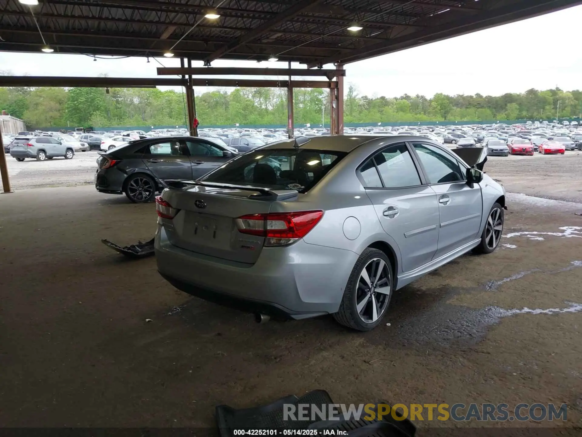 4 fotografías del automóvil dañado 4S3GKAJ60K3603050 SUBARU IMPREZA 2019
