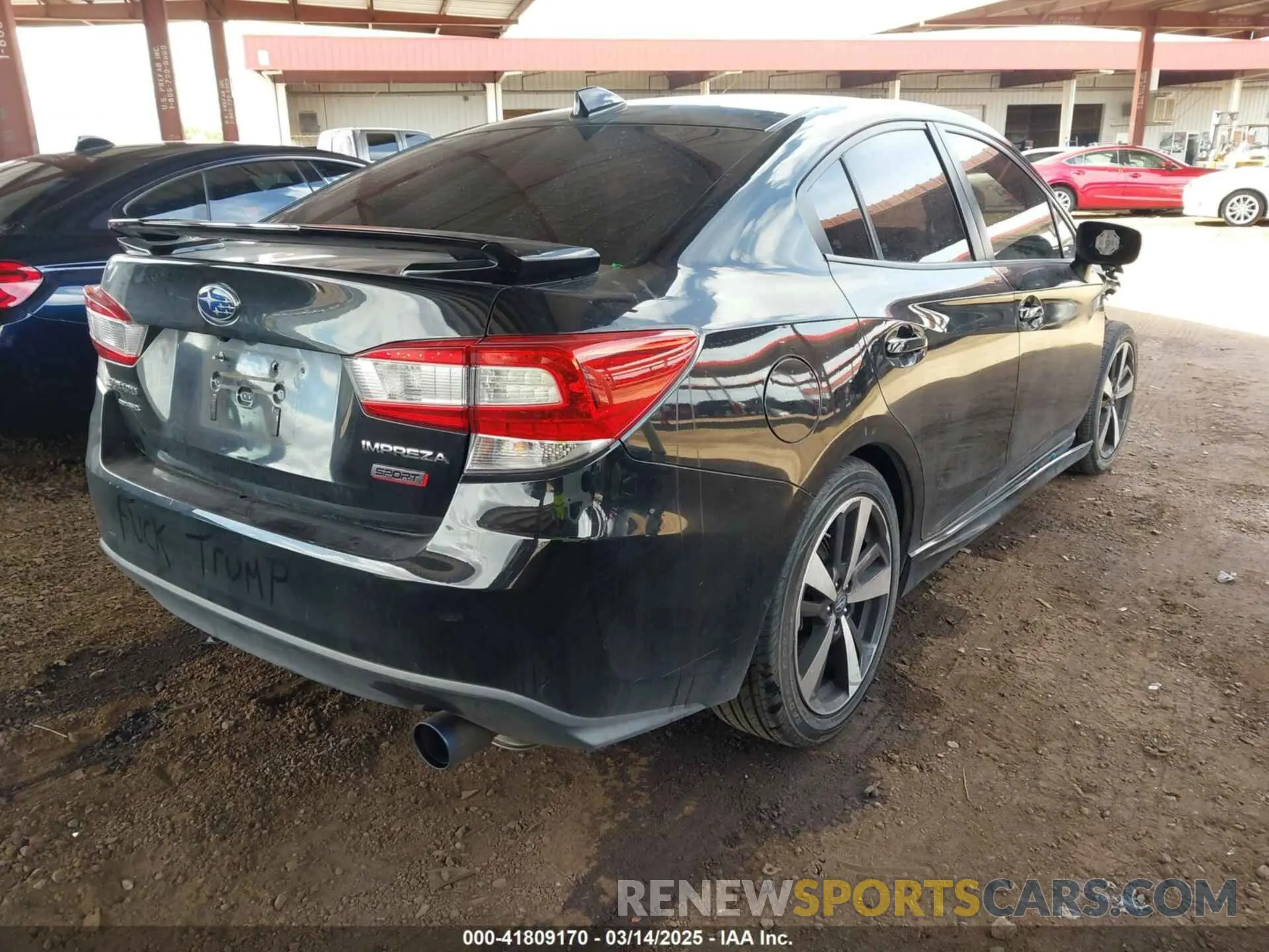 4 fotografías del automóvil dañado 4S3GKAJ61K3607155 SUBARU IMPREZA 2019