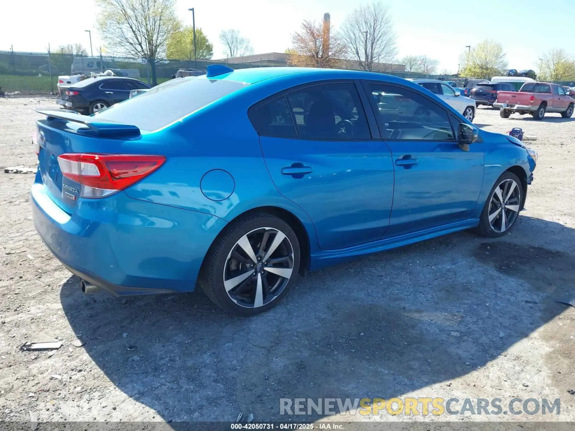 4 fotografías del automóvil dañado 4S3GKAJ63K3614883 SUBARU IMPREZA 2019