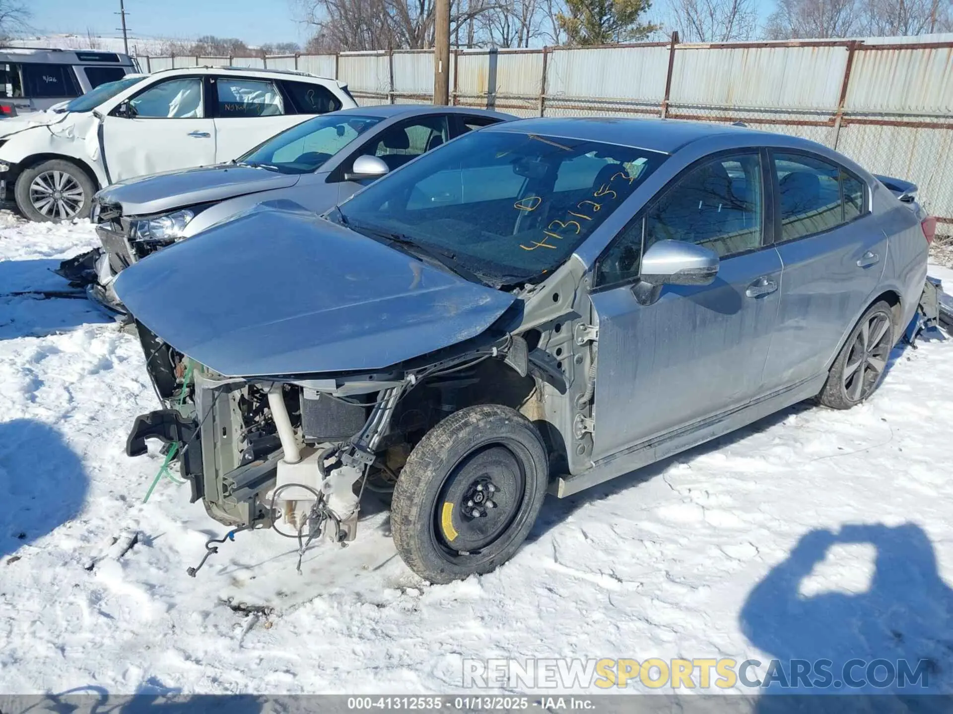 2 fotografías del automóvil dañado 4S3GKAJ65K3606431 SUBARU IMPREZA 2019